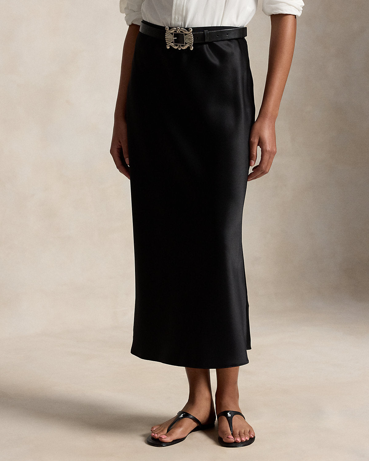 Double-Faced Satin Skirt