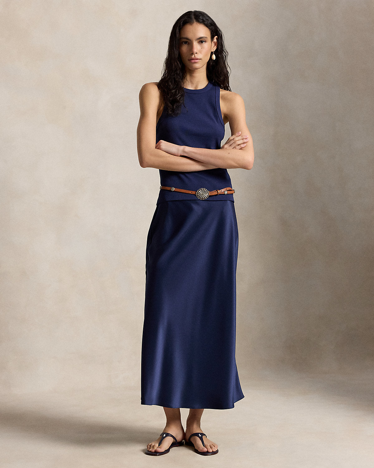 Double-Faced Satin Skirt