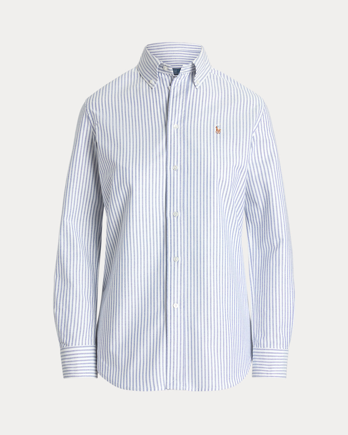 Stretch Slim Fit Striped Oxford Shirt
