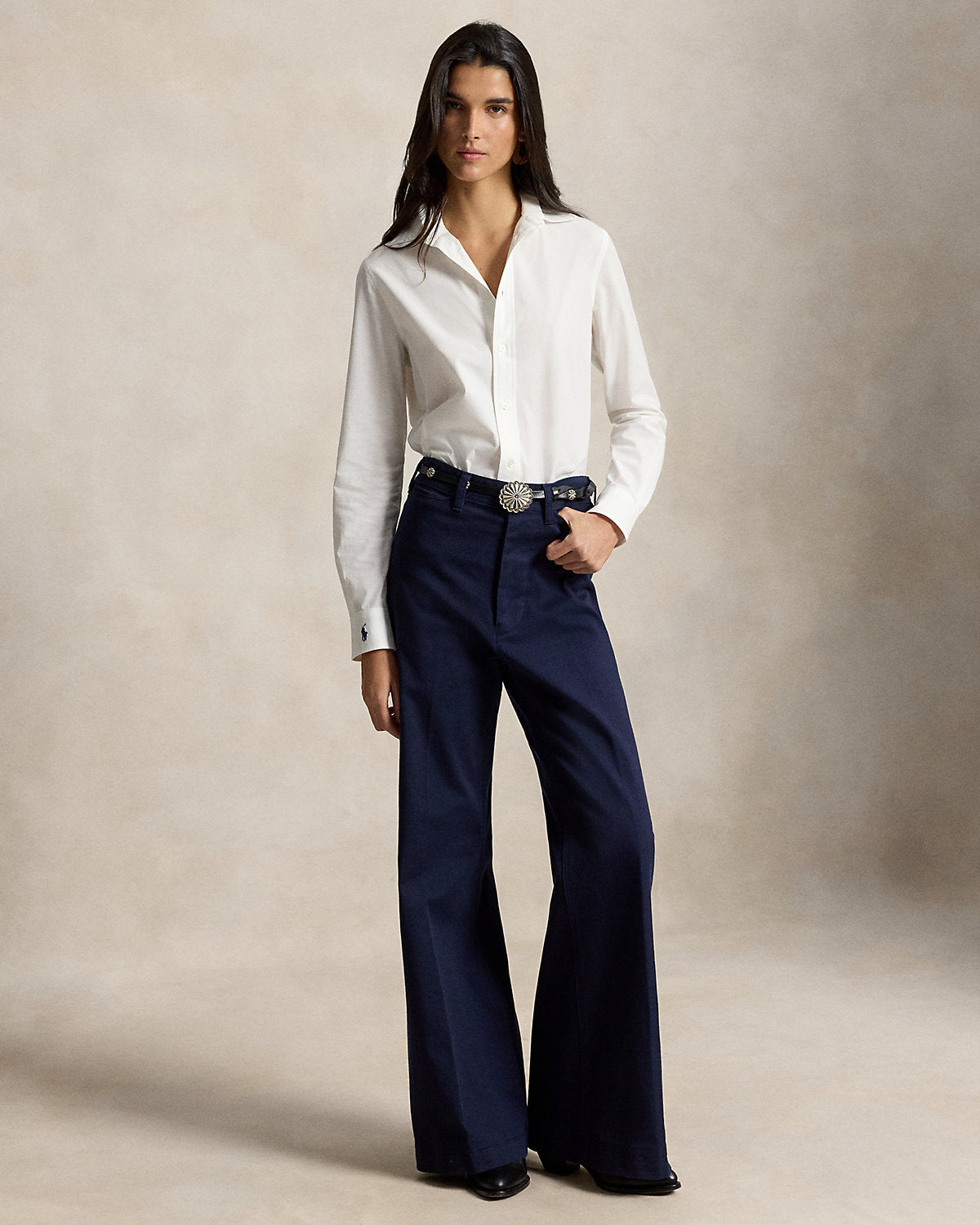 End-On-End Stretch Slim Fit Cotton Shirt