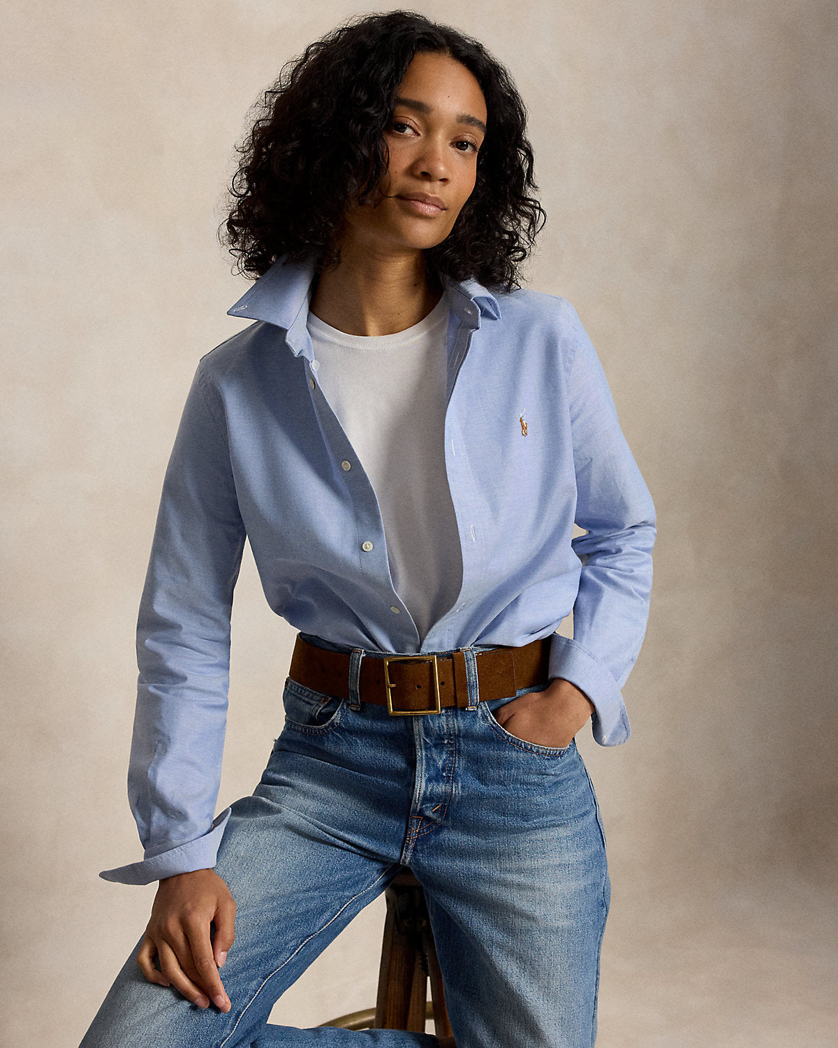 The Iconic Stretch Slim Fit Oxford Shirt