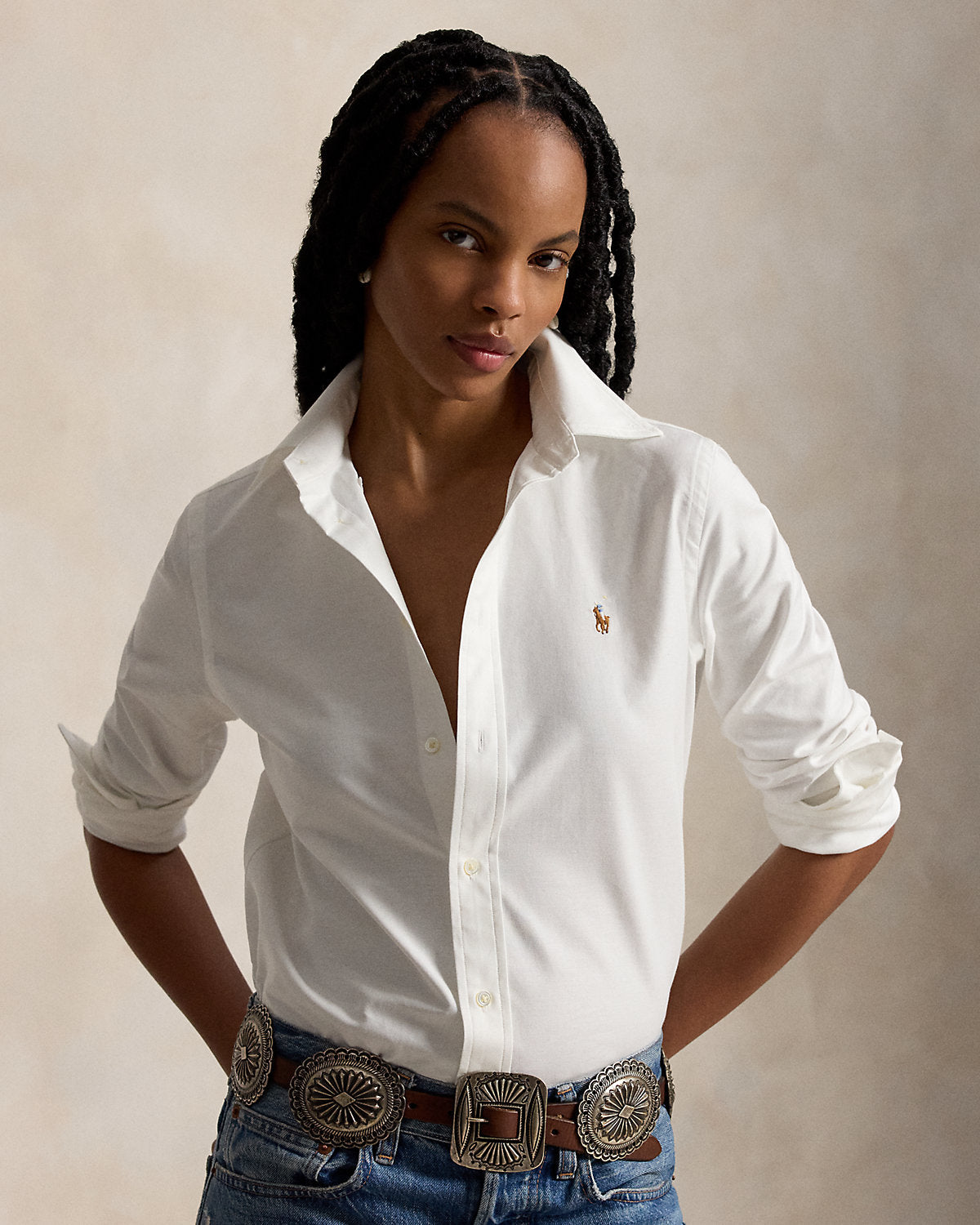 The Iconic Stretch Slim Fit Oxford Shirt