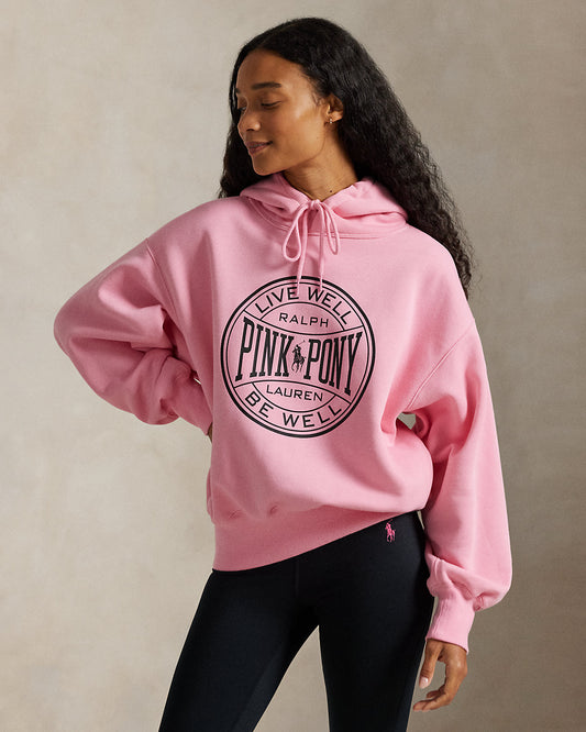 Pink Pony Logo Fleece Hoodie