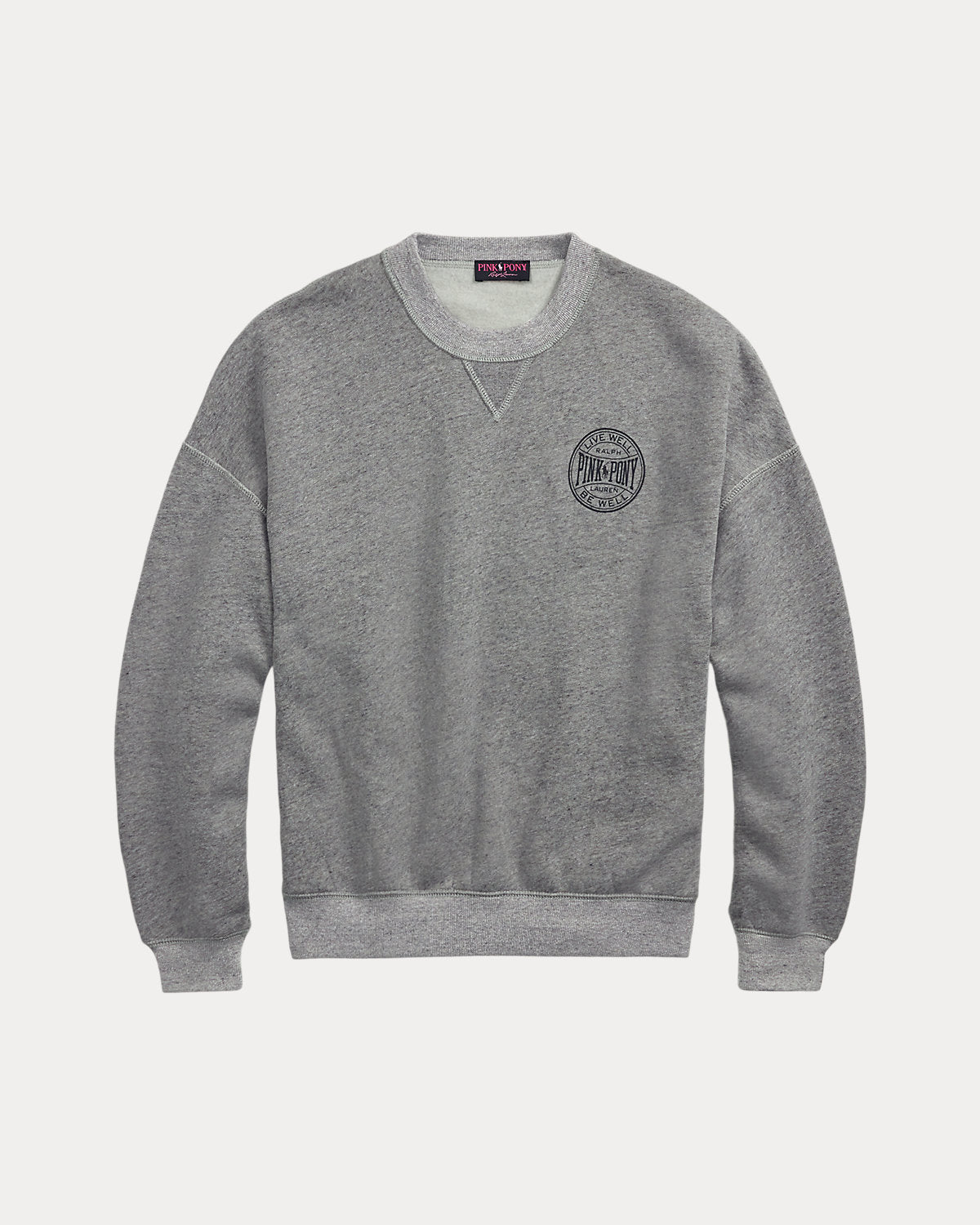 Pink Pony Logo Fleece Crewneck