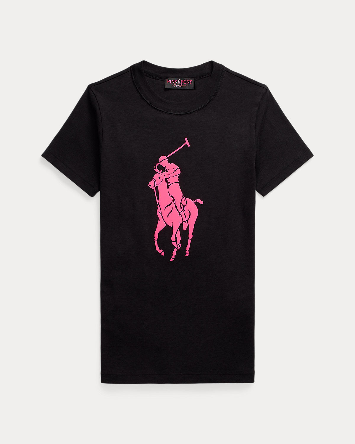 Pink Pony Cotton Crewneck Tee