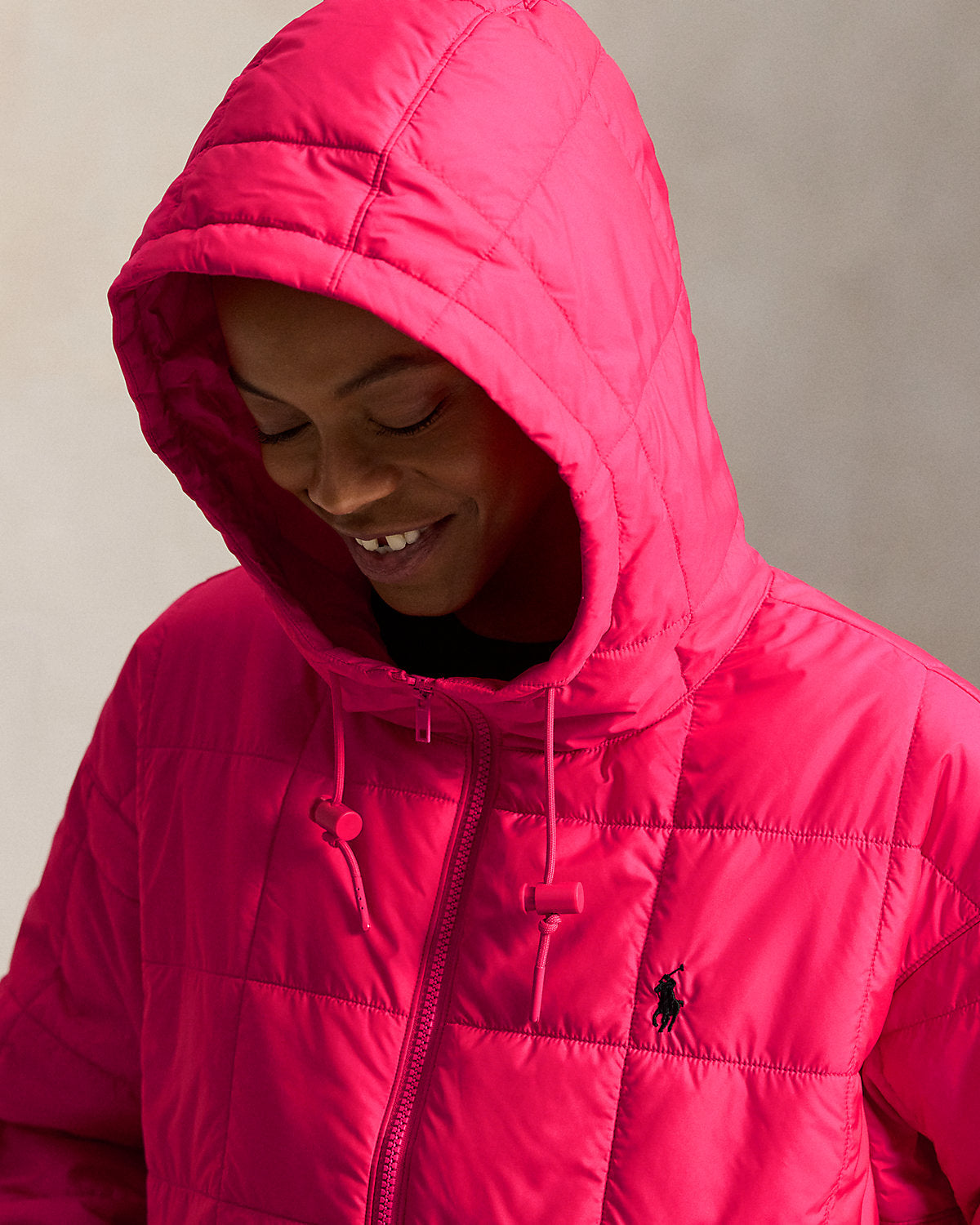 Pink Pony Insulated Hooded Jacket