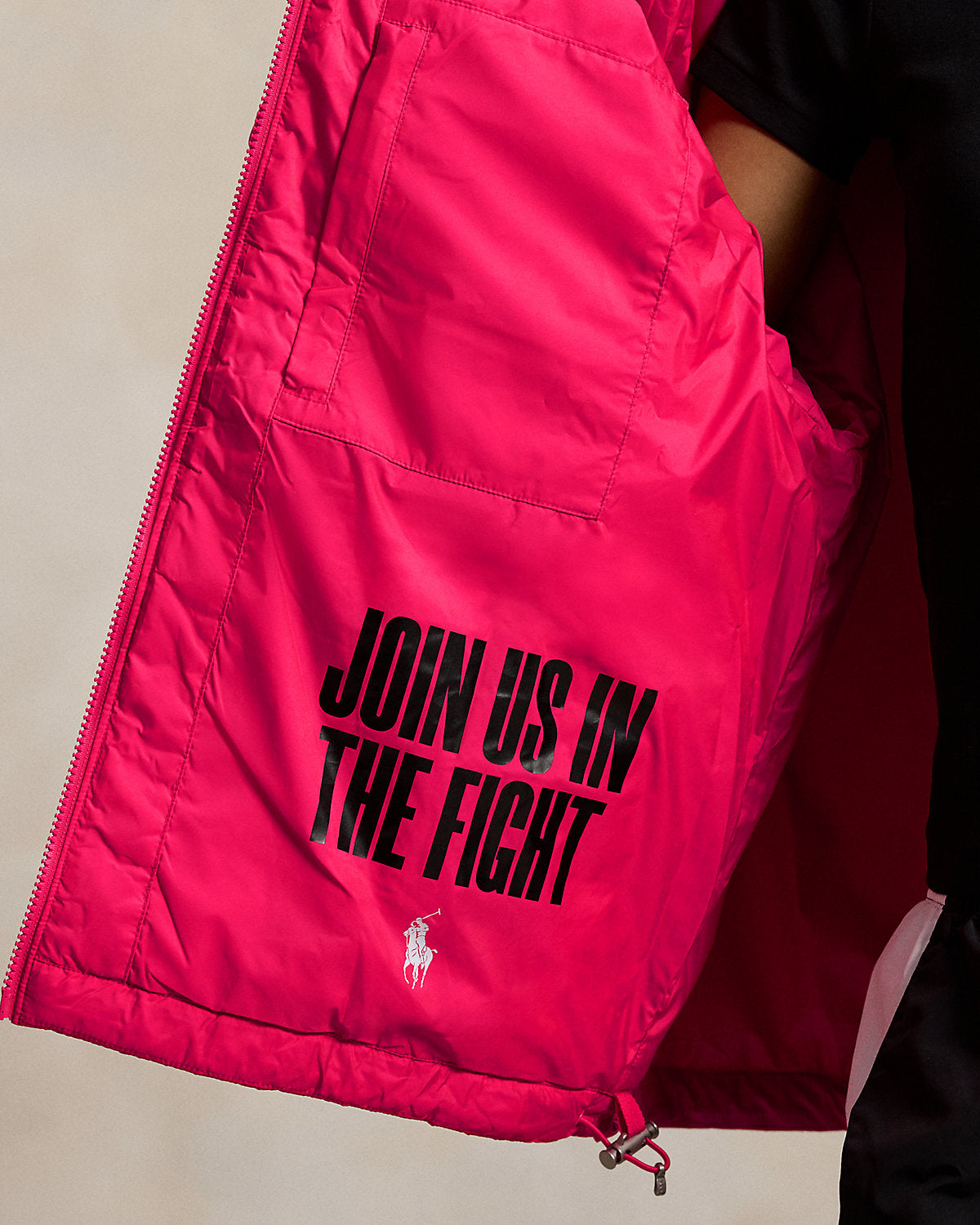 Pink Pony Insulated Hooded Jacket