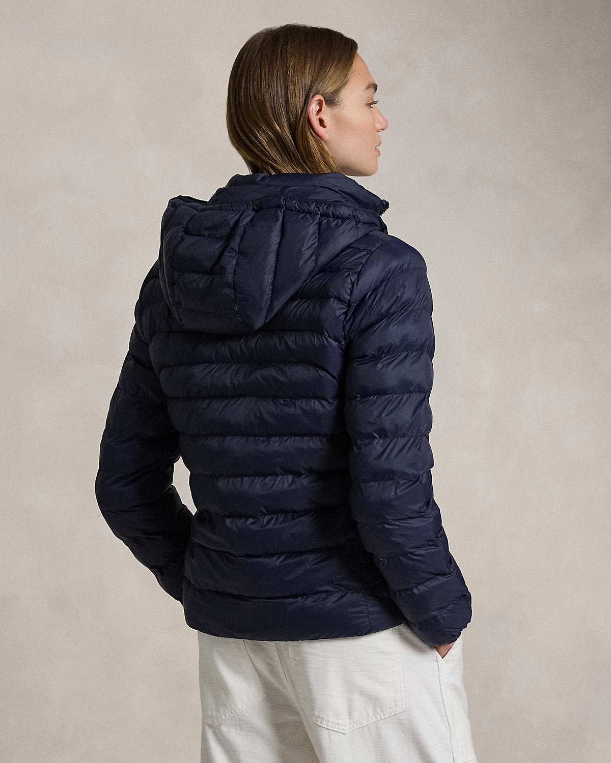 Water-Resistant Packable Hooded Jacket