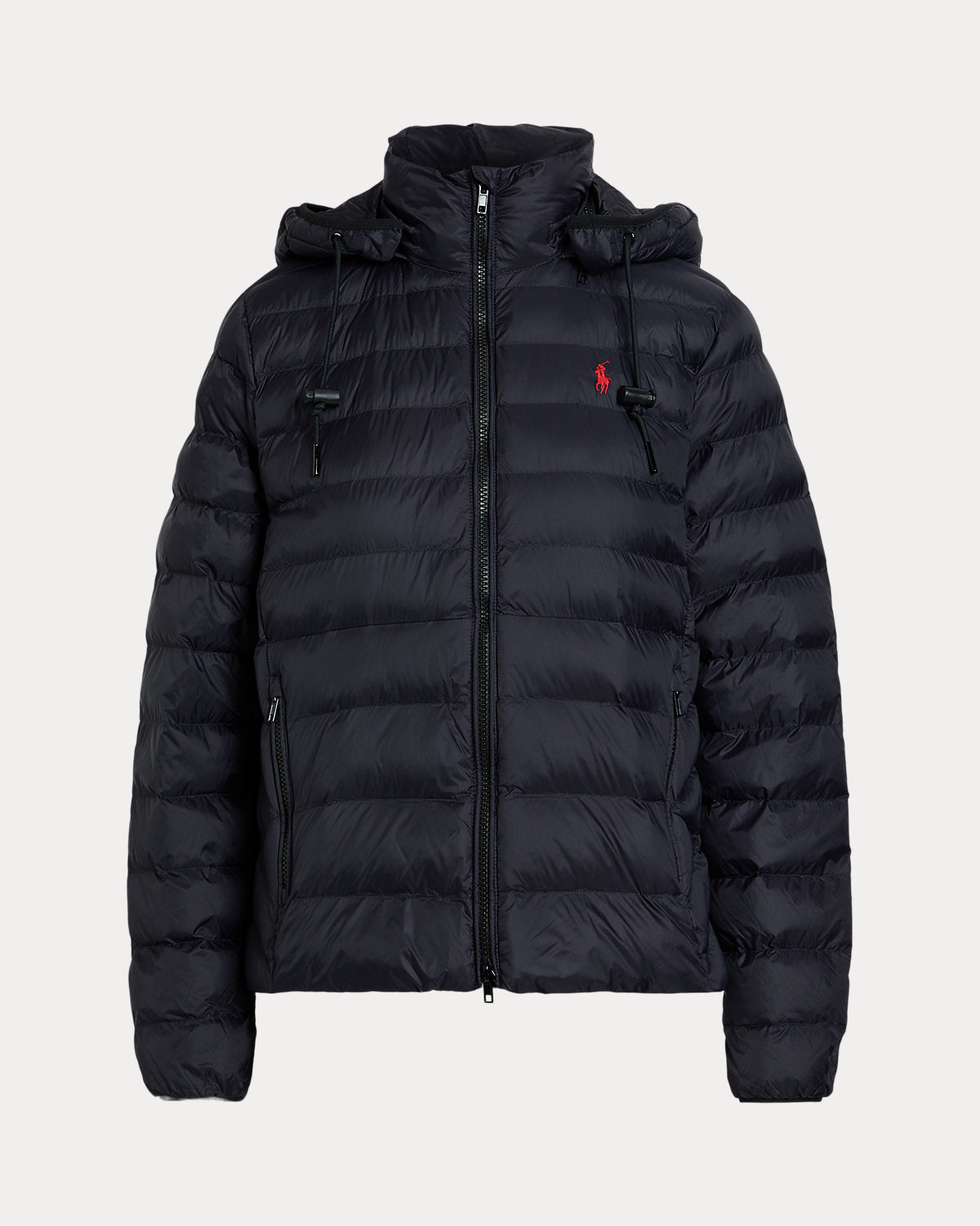 Water-Resistant Packable Hooded Jacket
