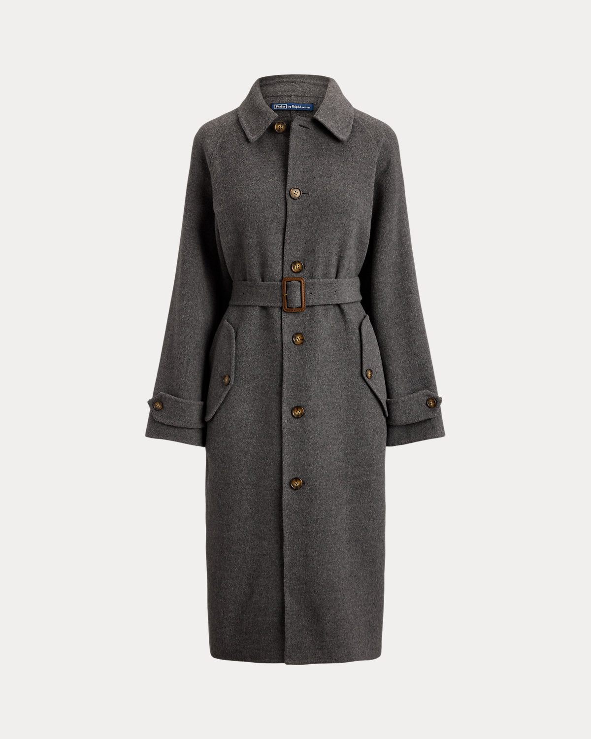 Wool-Cashmere-Blend Balmacaan Coat