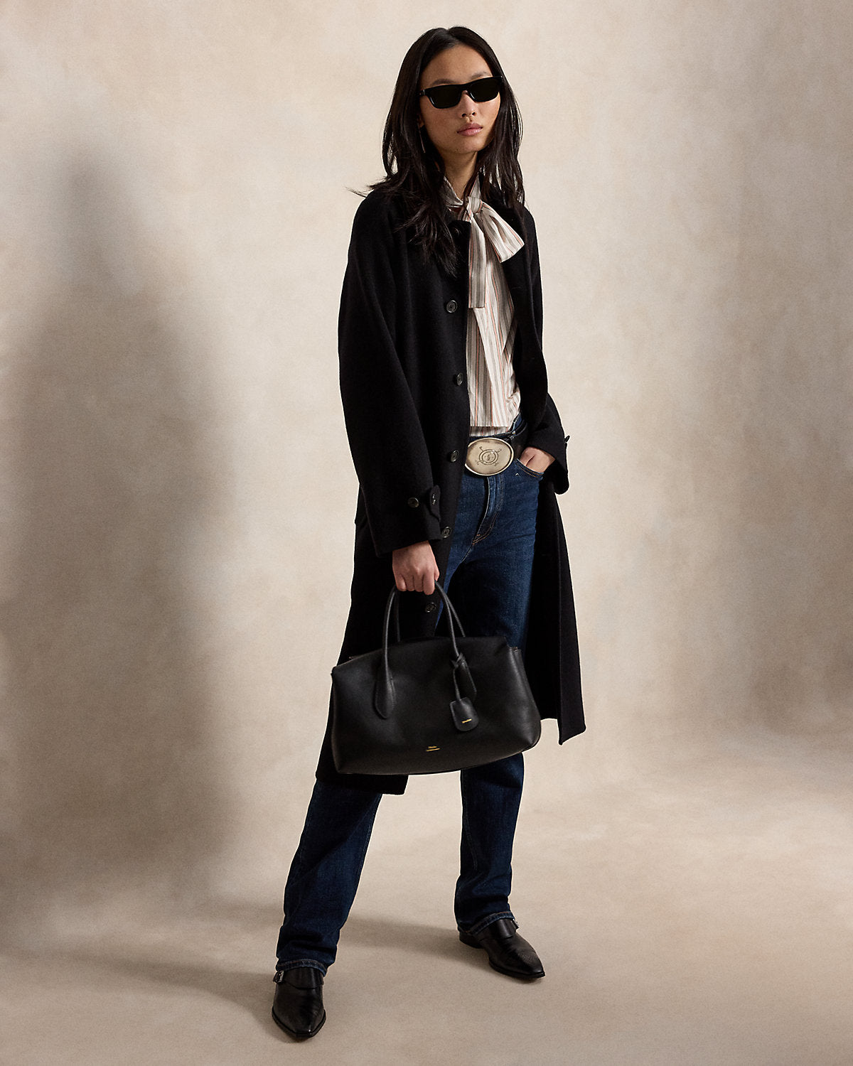 Wool-Cashmere-Blend Balmacaan Coat