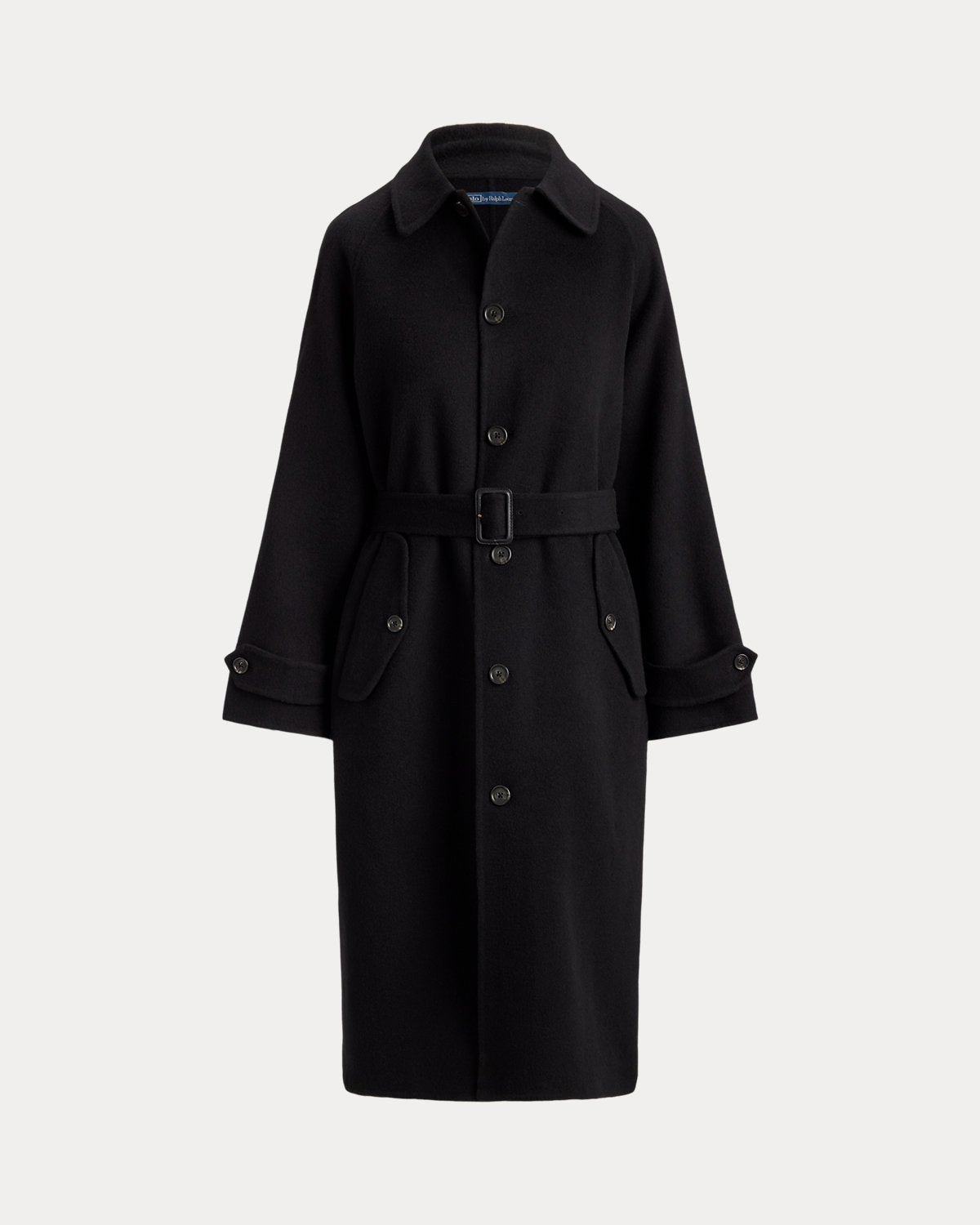 Wool-Cashmere-Blend Balmacaan Coat