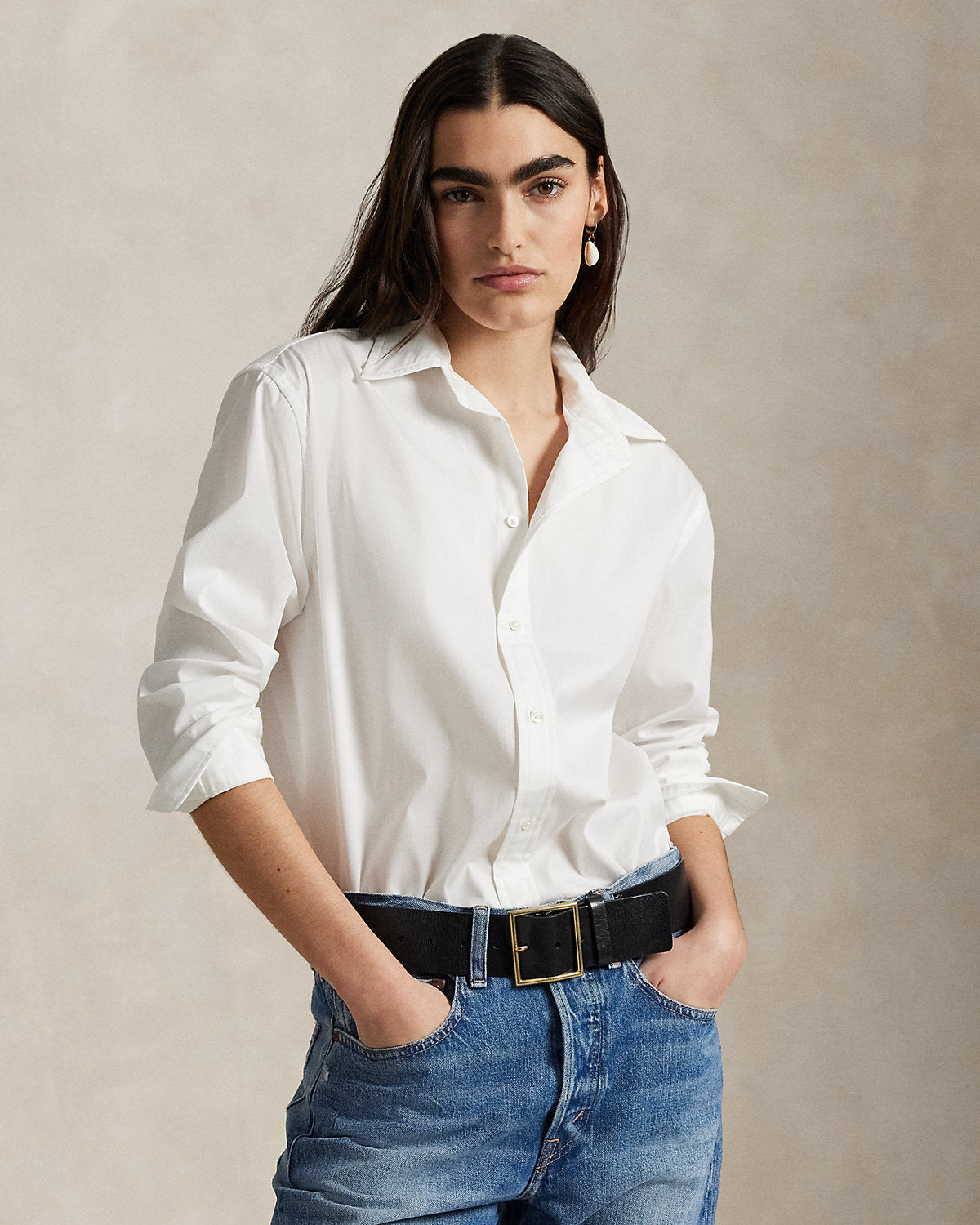 Oversize Fit Cotton Shirt