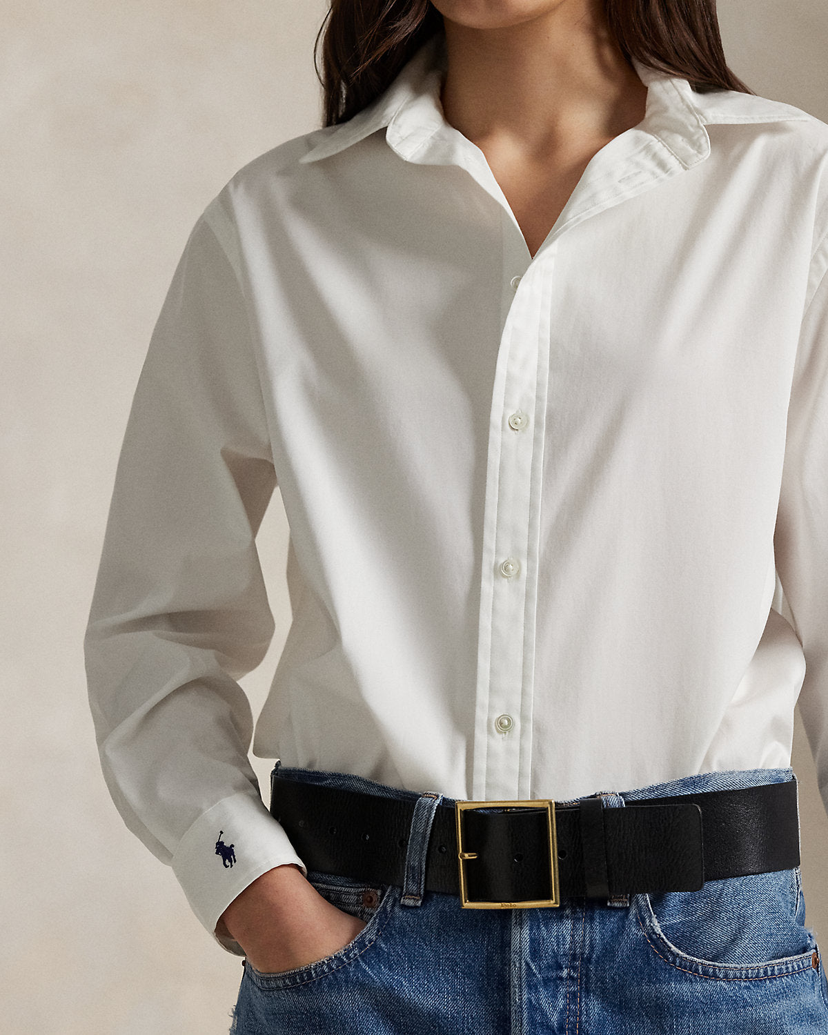Oversize Fit Cotton Shirt