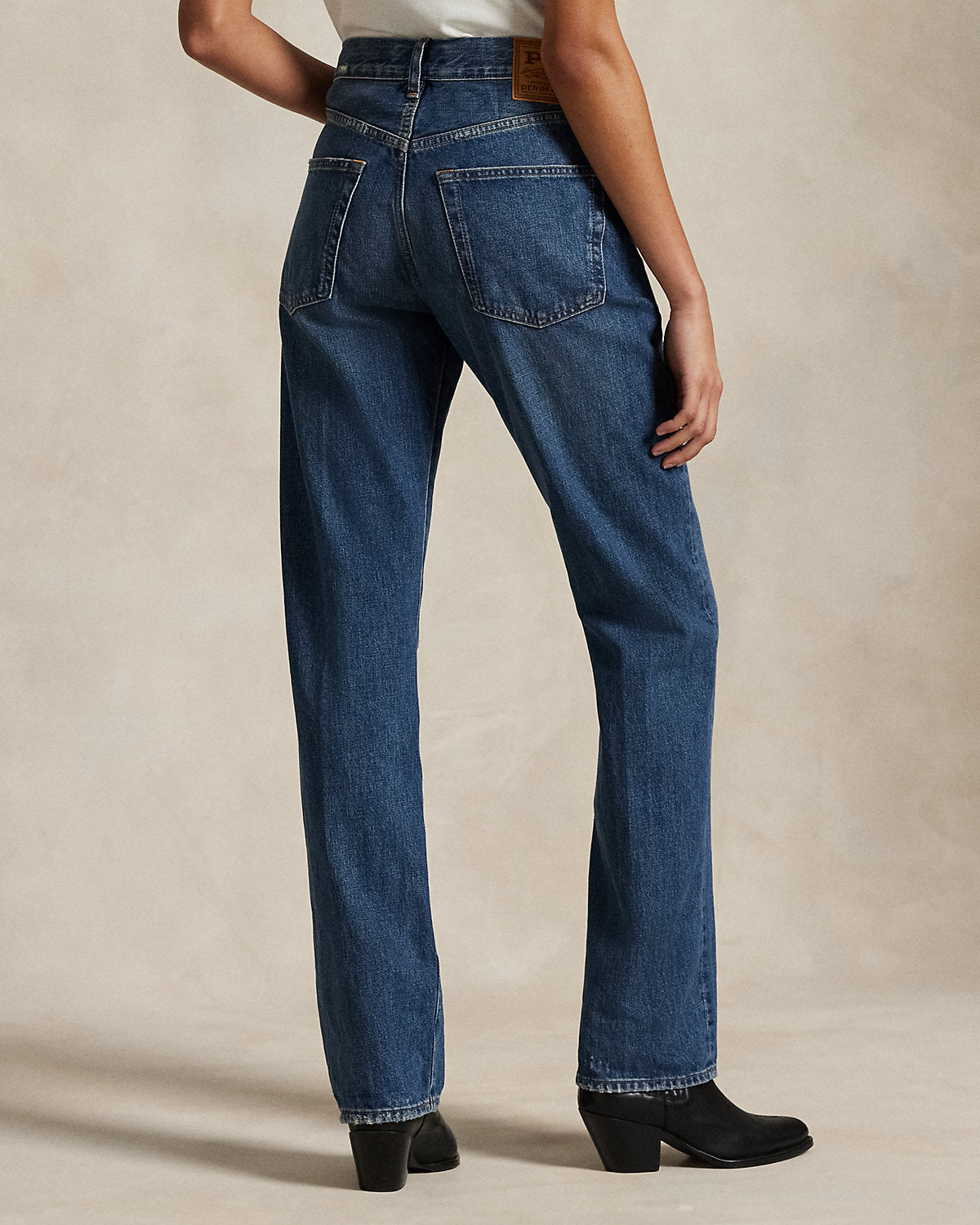 High-Rise Relaxed Straight Jean