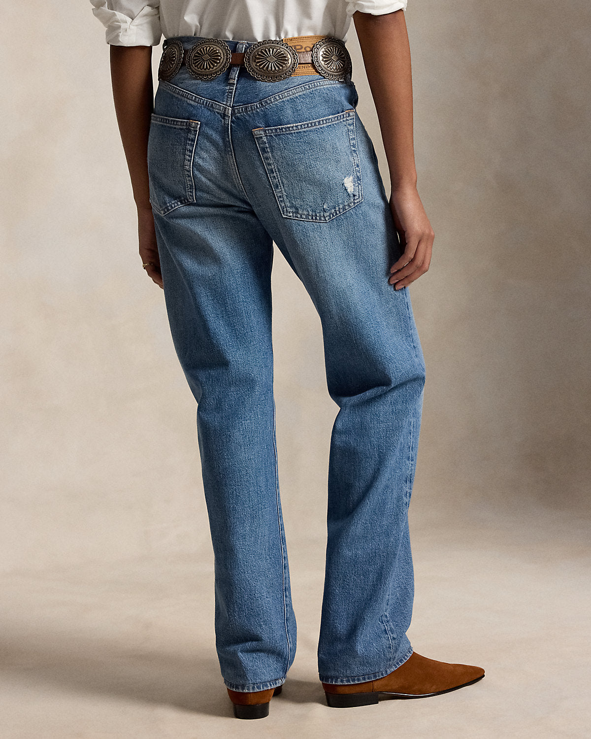 High-Rise Relaxed Straight Jean