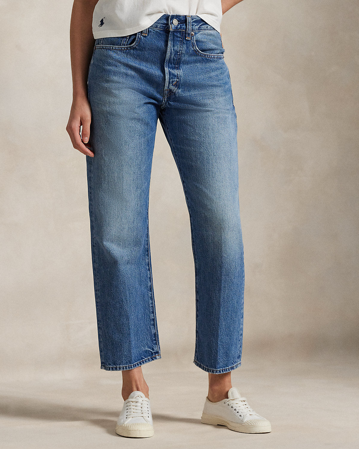 Relaxed Straight Crop Jean