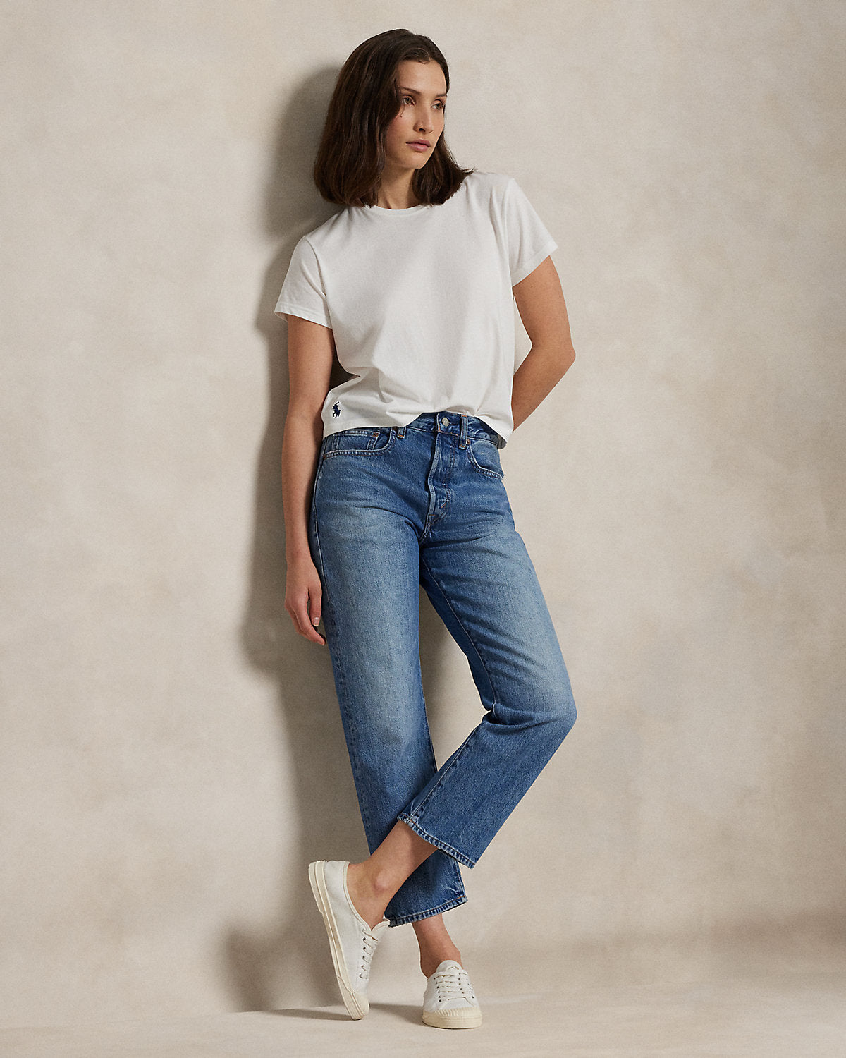 Relaxed Straight Crop Jean