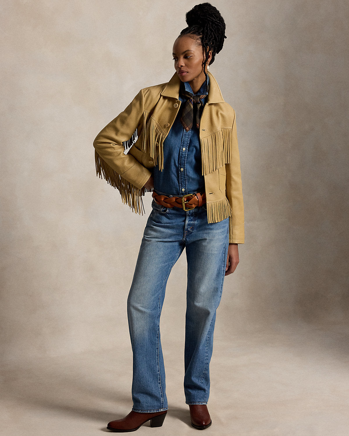 Slim Fit Denim Shirt