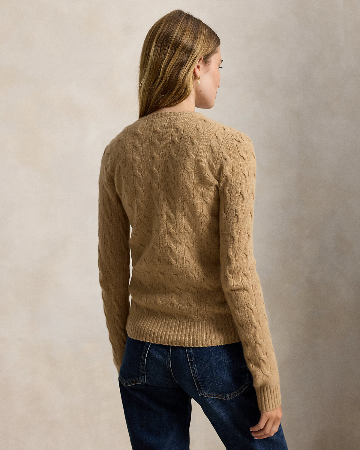 Women's Cable-Knit Wool-Cashmere Sweater