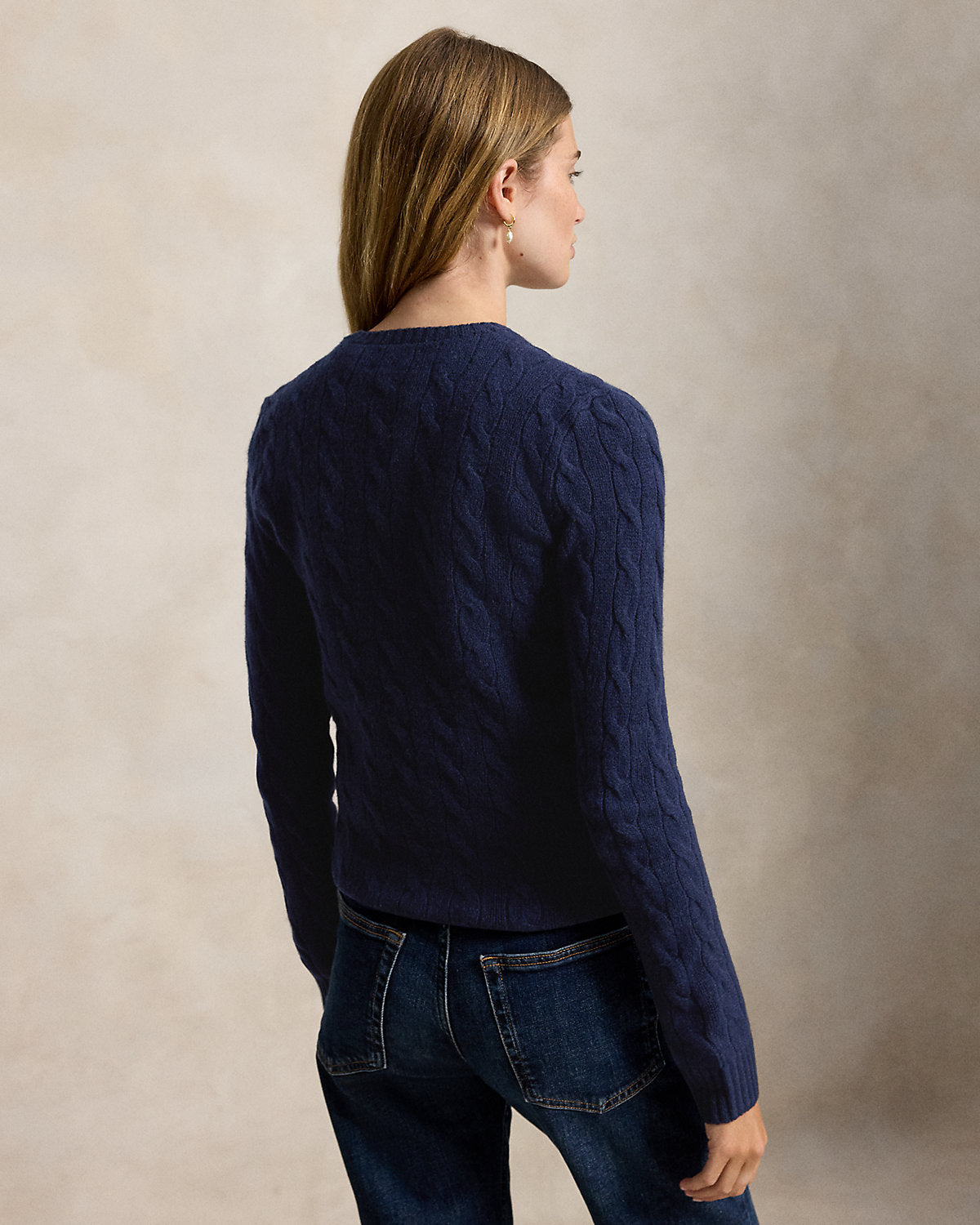 Women's Cable-Knit Wool-Cashmere Sweater