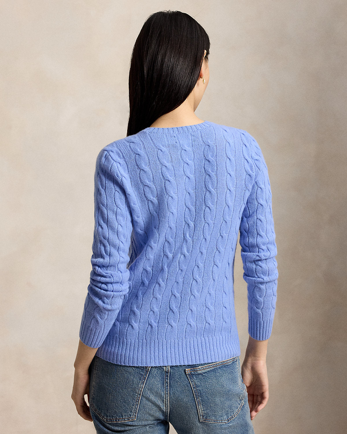 Women's Cable-Knit Wool-Cashmere Sweater