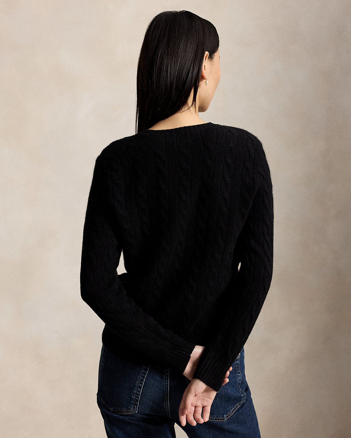 Women's Cable-Knit Wool-Cashmere Sweater