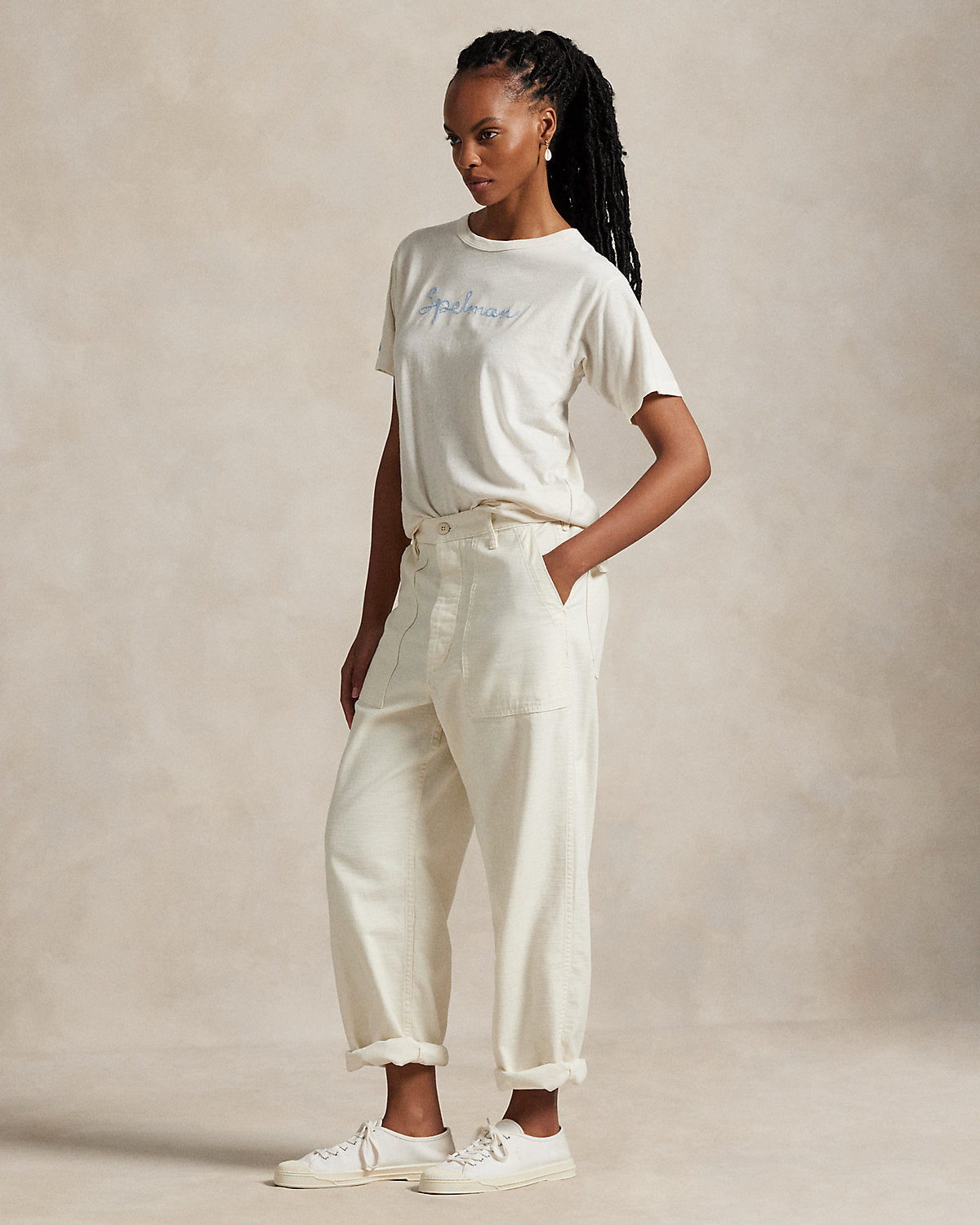 The Spelman College Cotton-Linen Tee