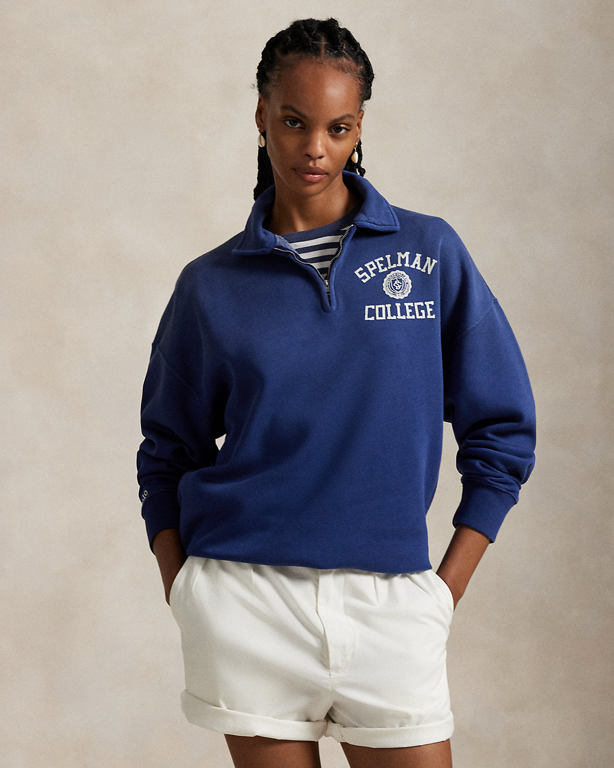 The Spelman College Fleece Quarter-Zip
