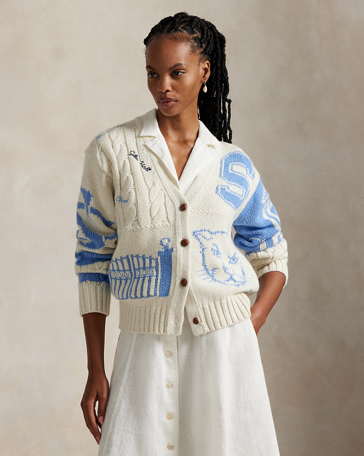 The Spelman College Patchwork Cardigan