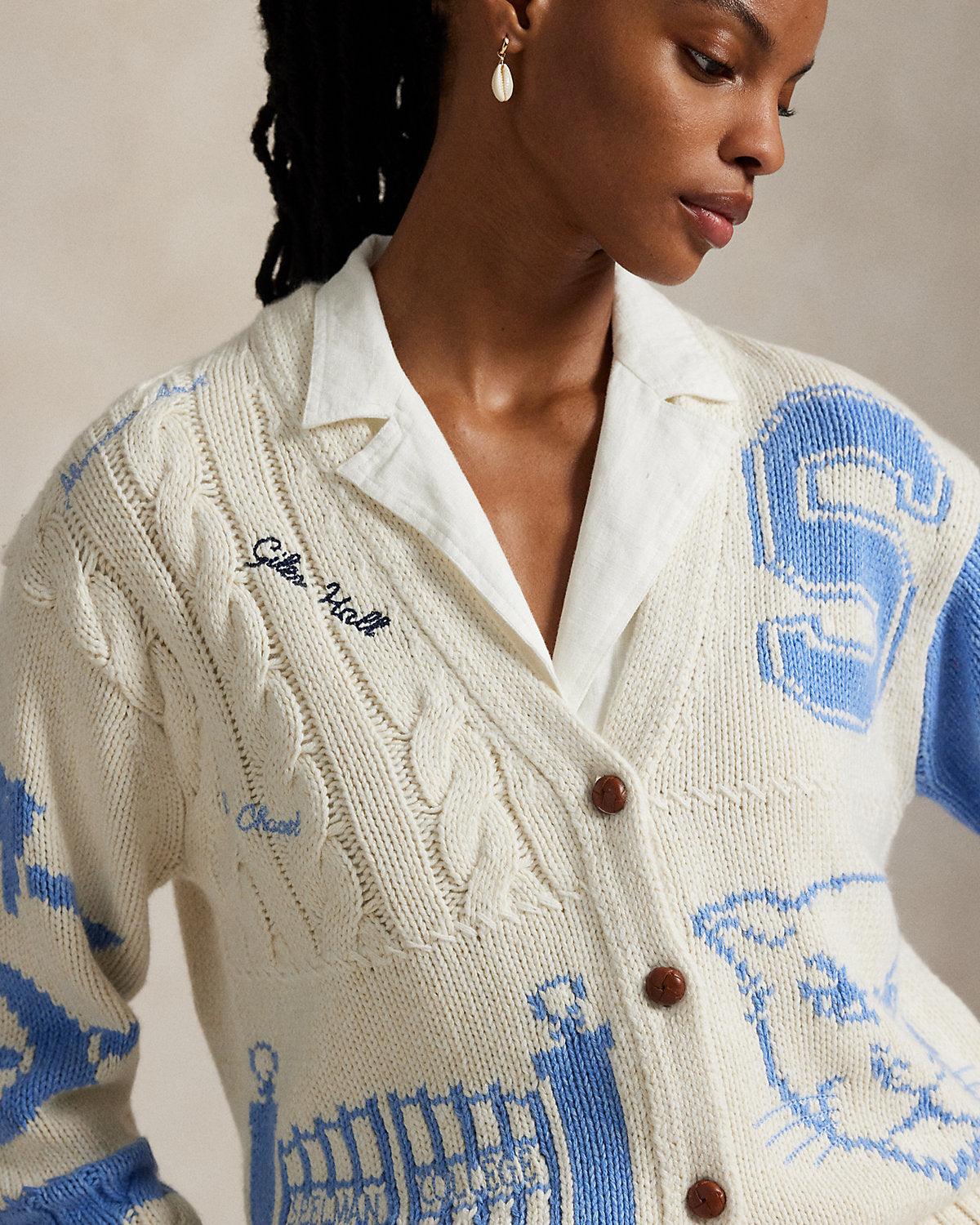 The Spelman College Patchwork Cardigan