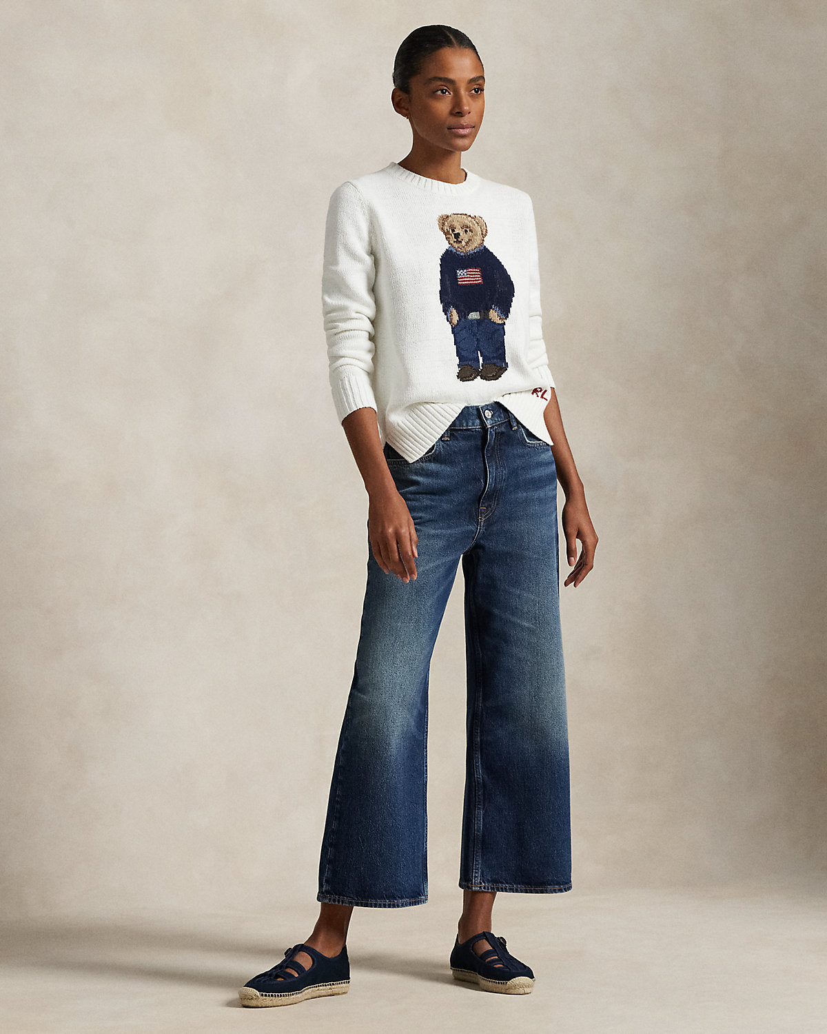 Bear Cotton-Linen Sweater