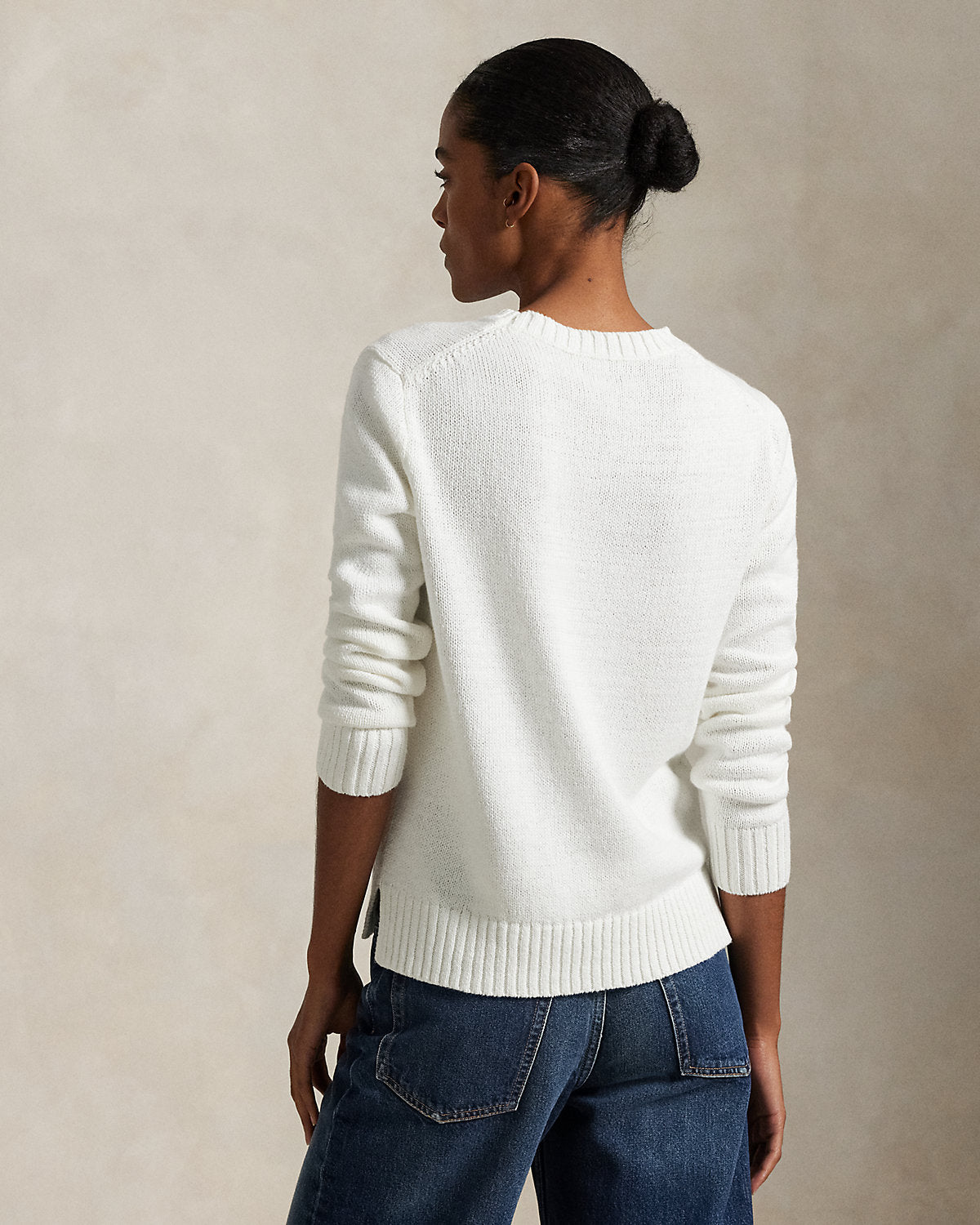 Bear Cotton-Linen Sweater