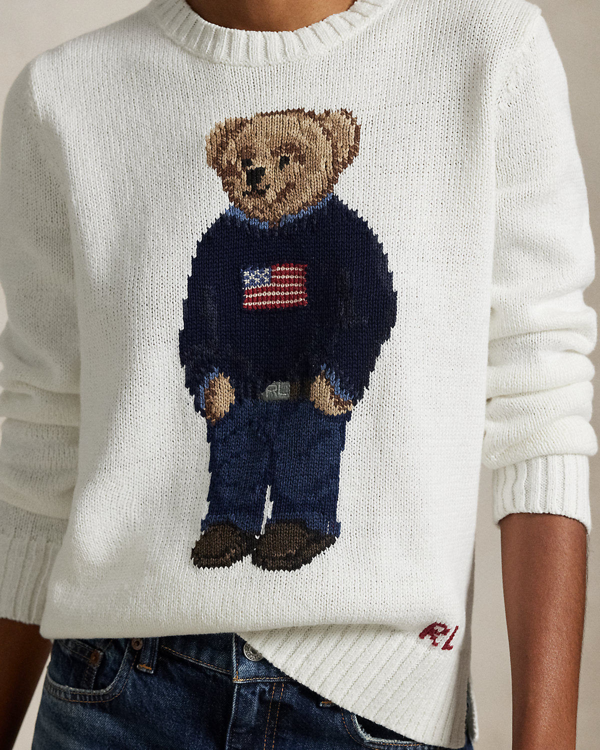 Bear Cotton-Linen Sweater