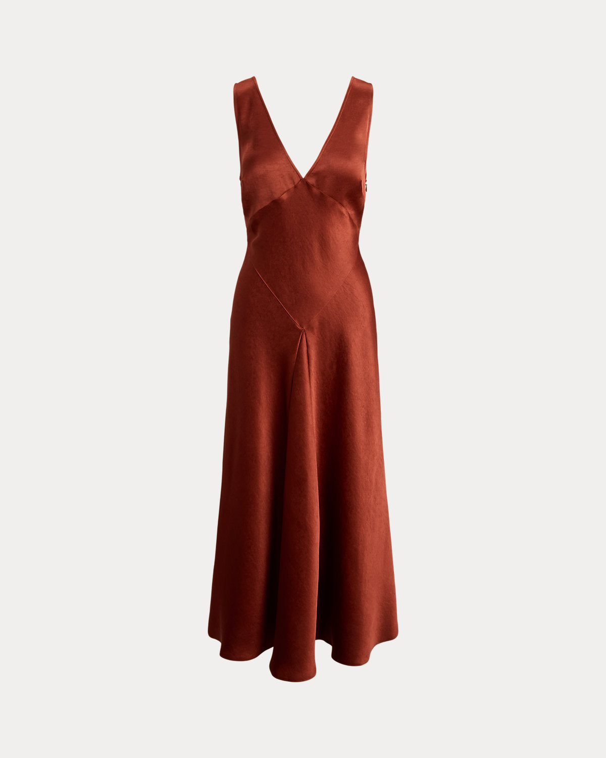 Satin Paneled Dress