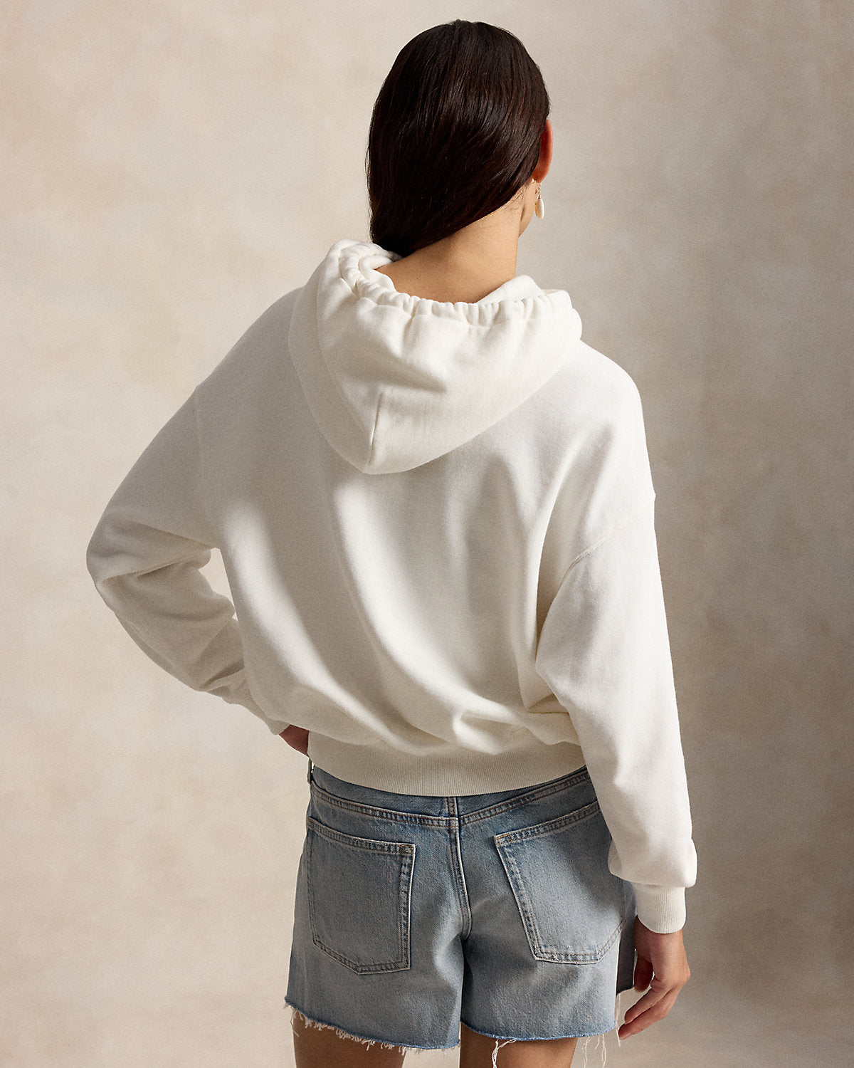 Wave-Logo Fleece Hoodie