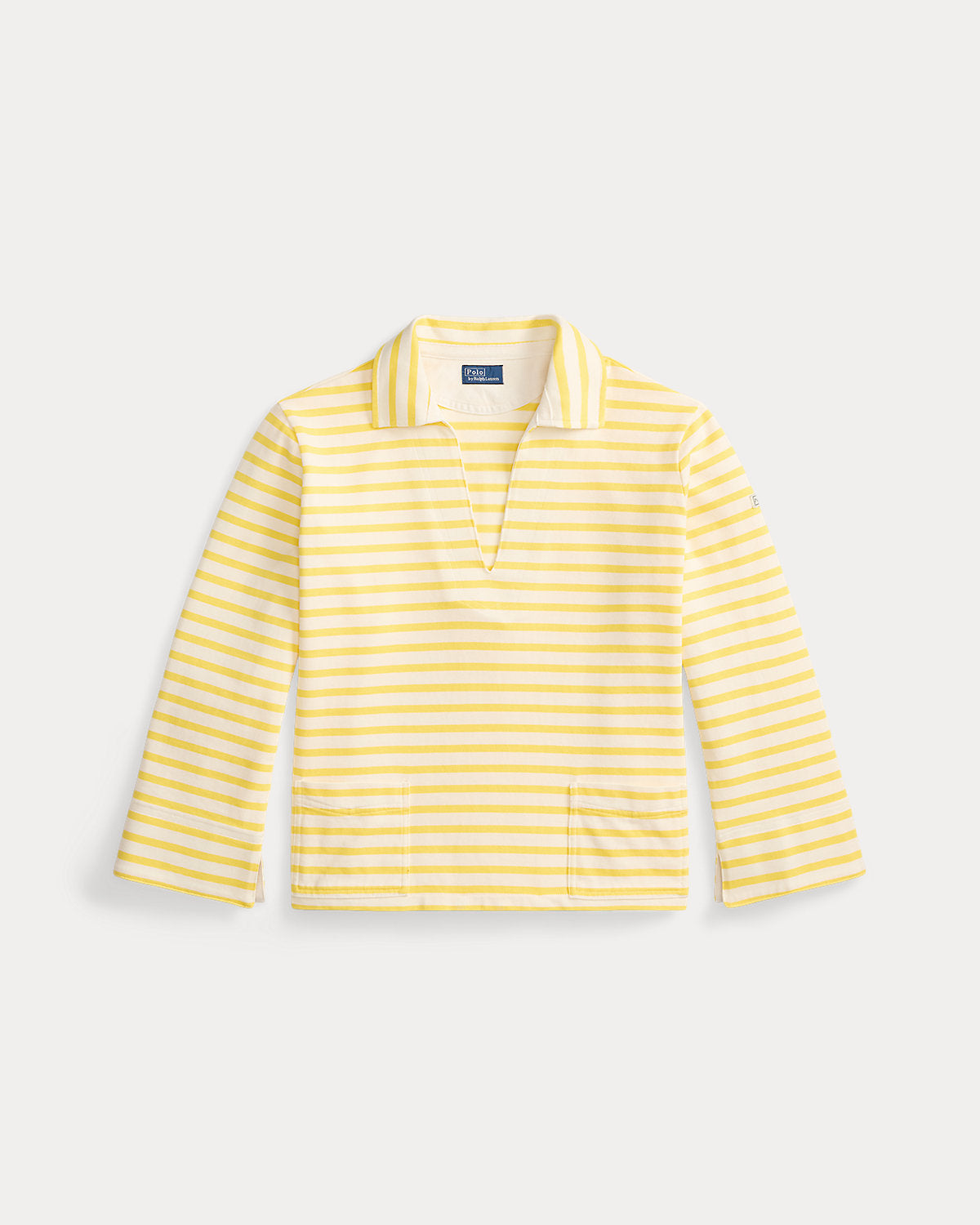 Striped Split-Placket Mariner Tee