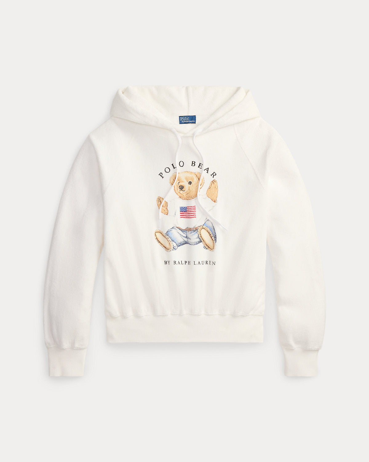 Shrunken Fit Bear Terry Hoodie