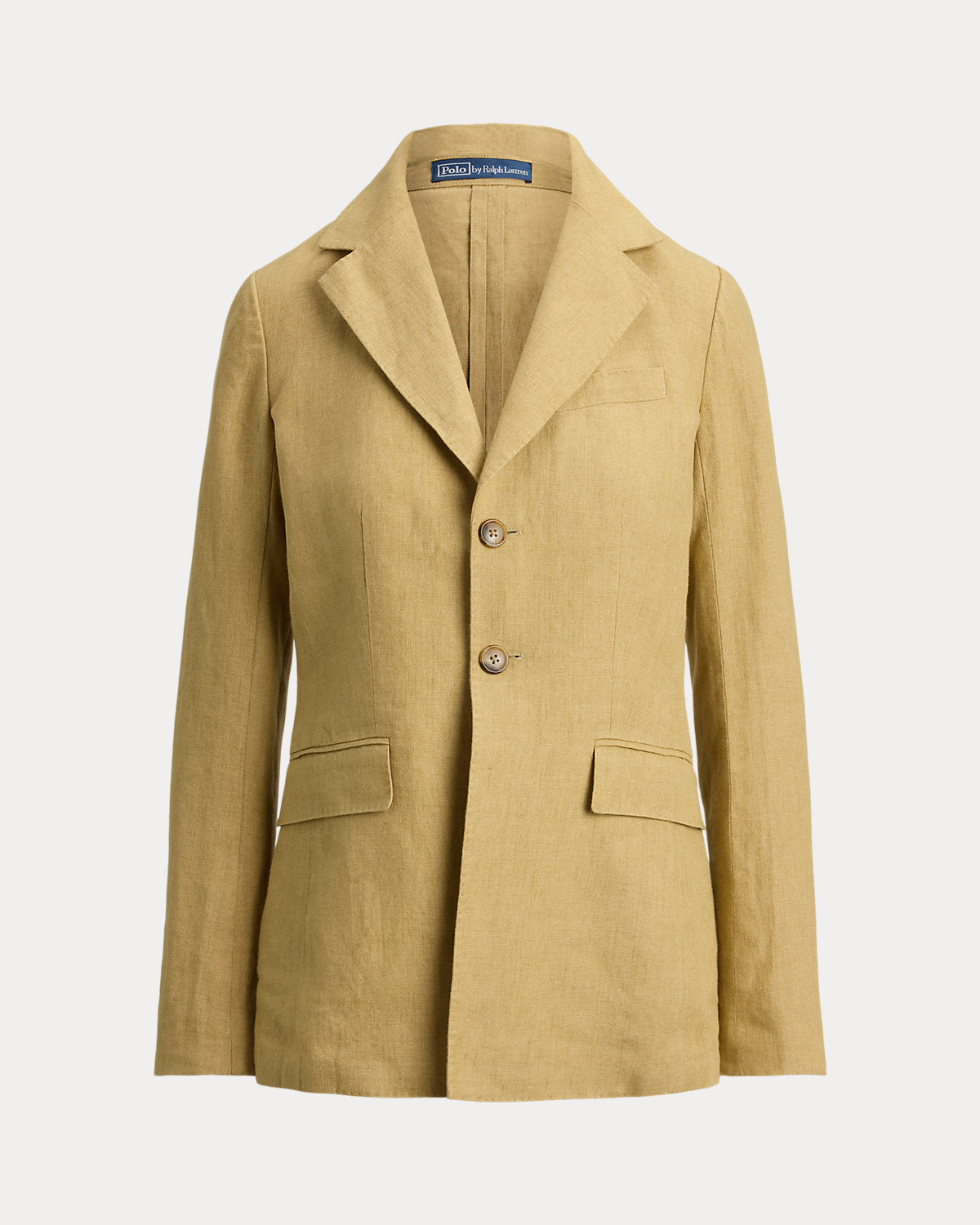 Single-Breasted D¨¦lav¨¦ Linen Blazer