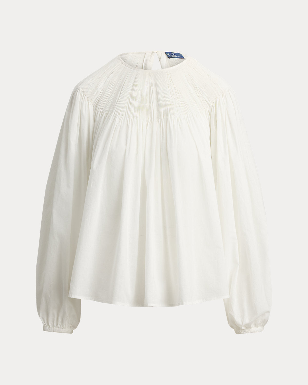 Pintucked Cotton Shirt
