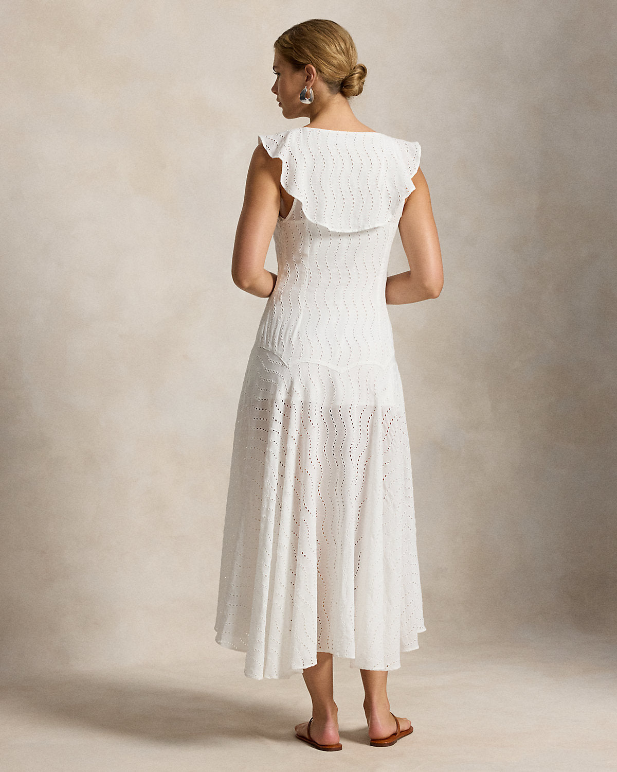 Eyelet Gauze Dress