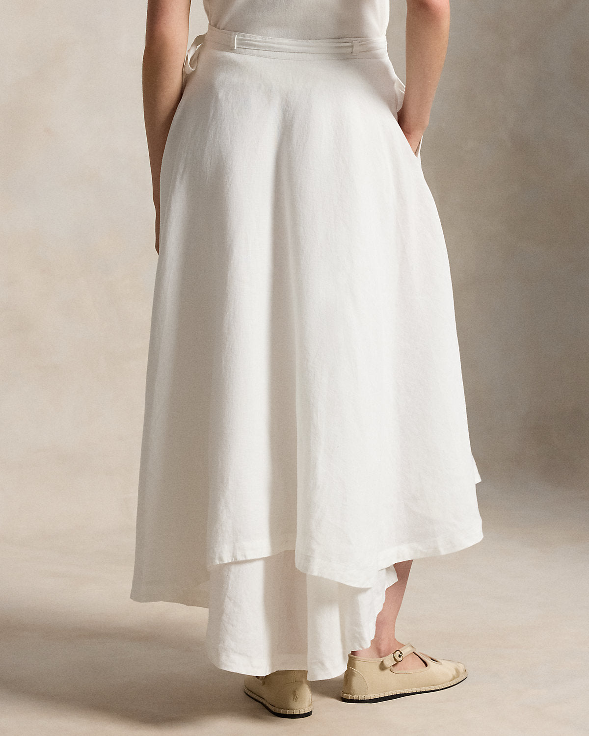 Linen Wrap Skirt