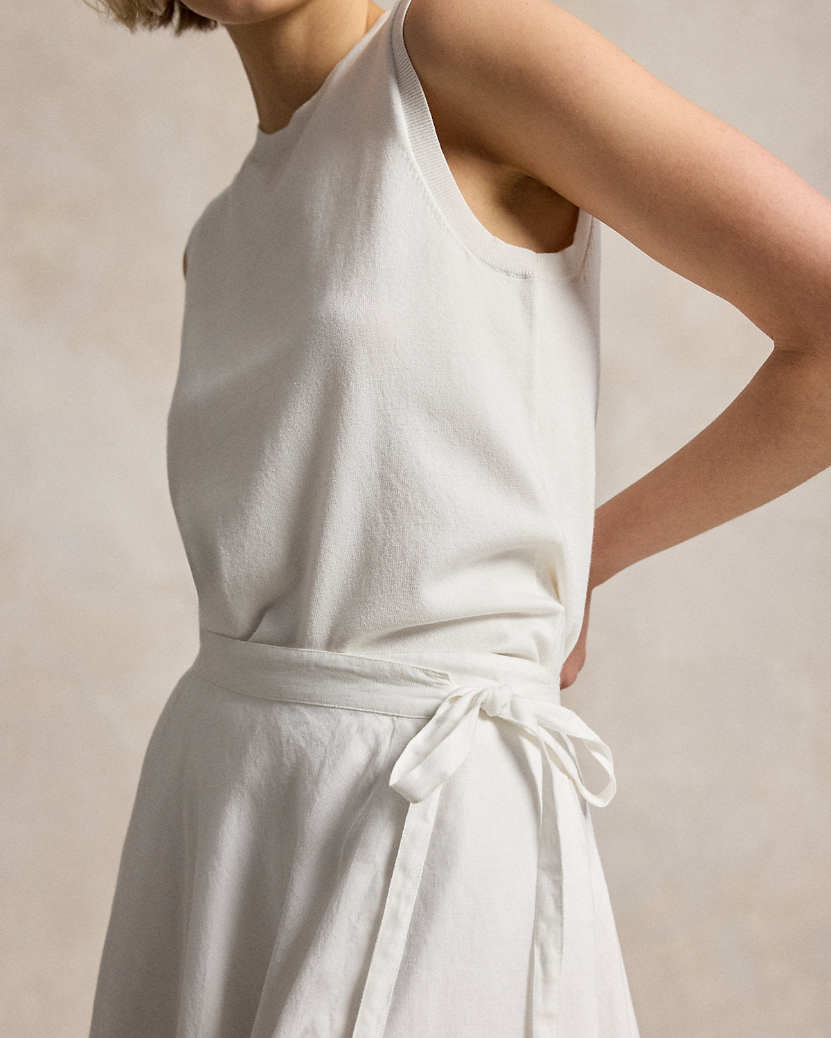 Linen Wrap Skirt