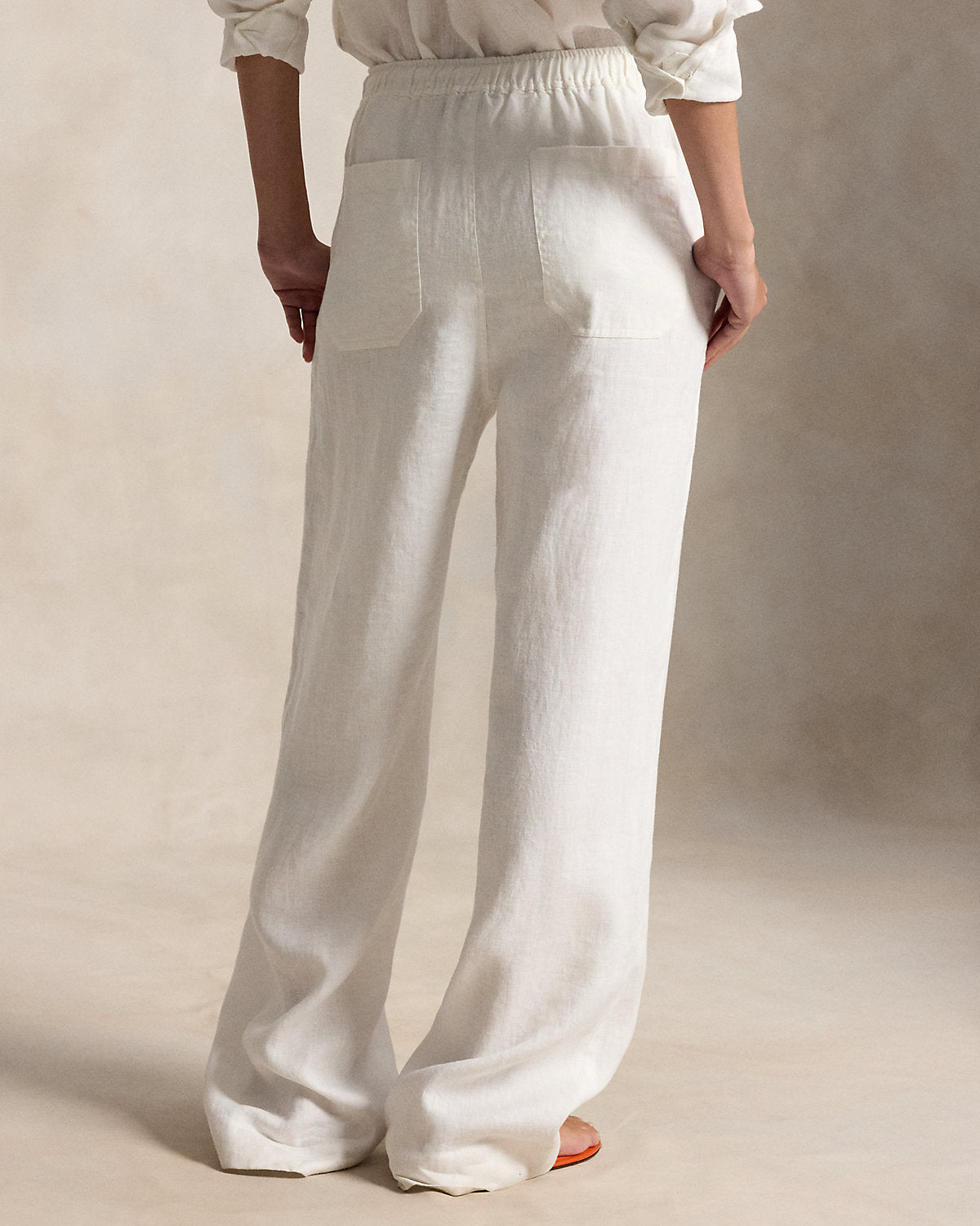 Linen Drawstring Pant