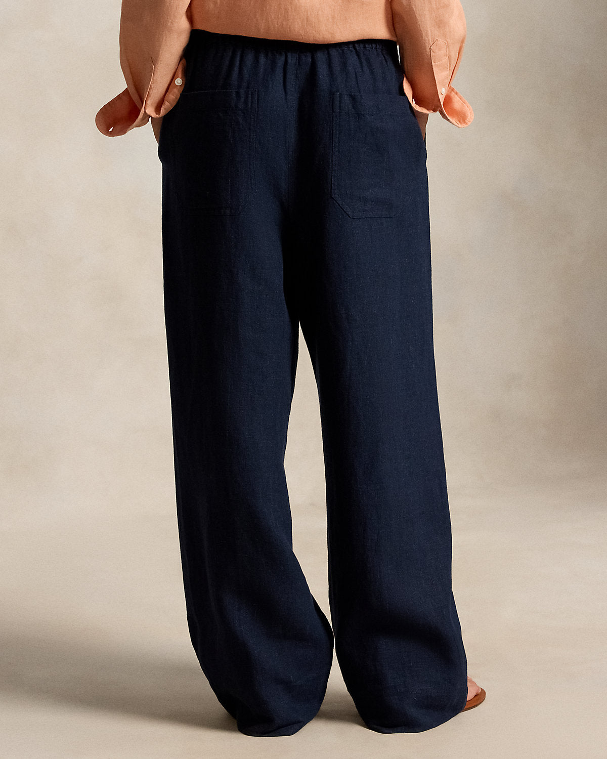 Linen Drawstring Pant