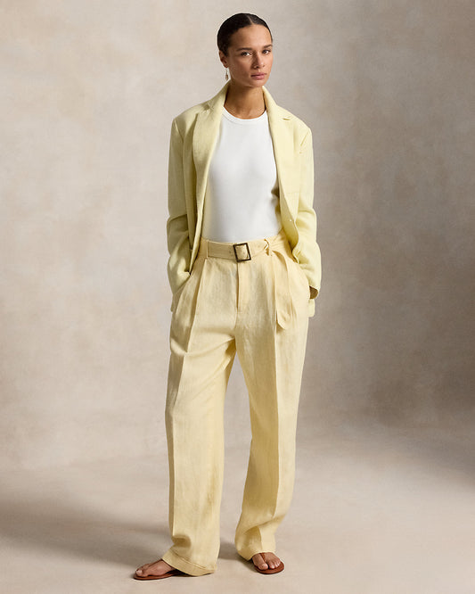 Bacall Linen Belted Pant