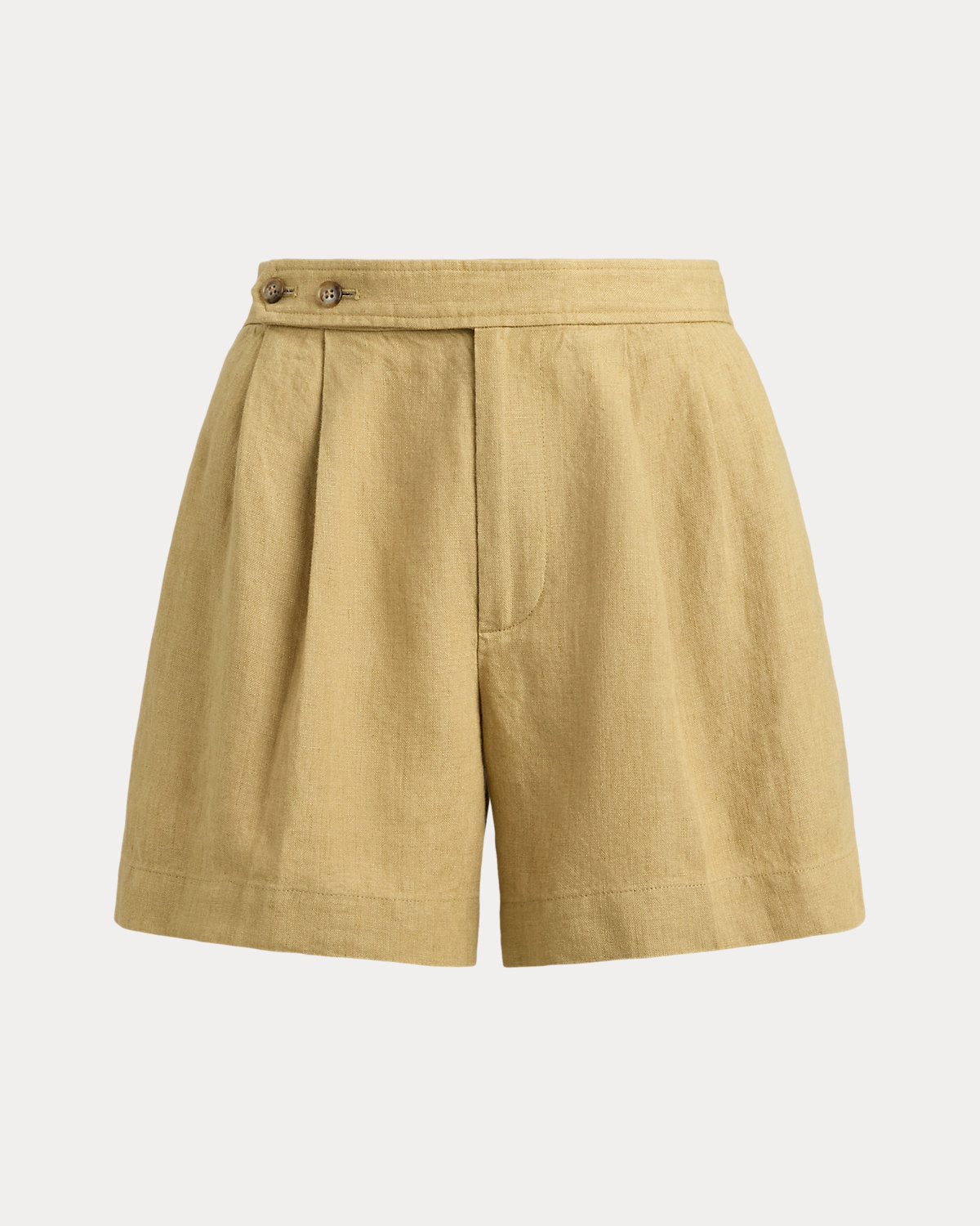 Pleated D¨¦lav¨¦ Linen Short