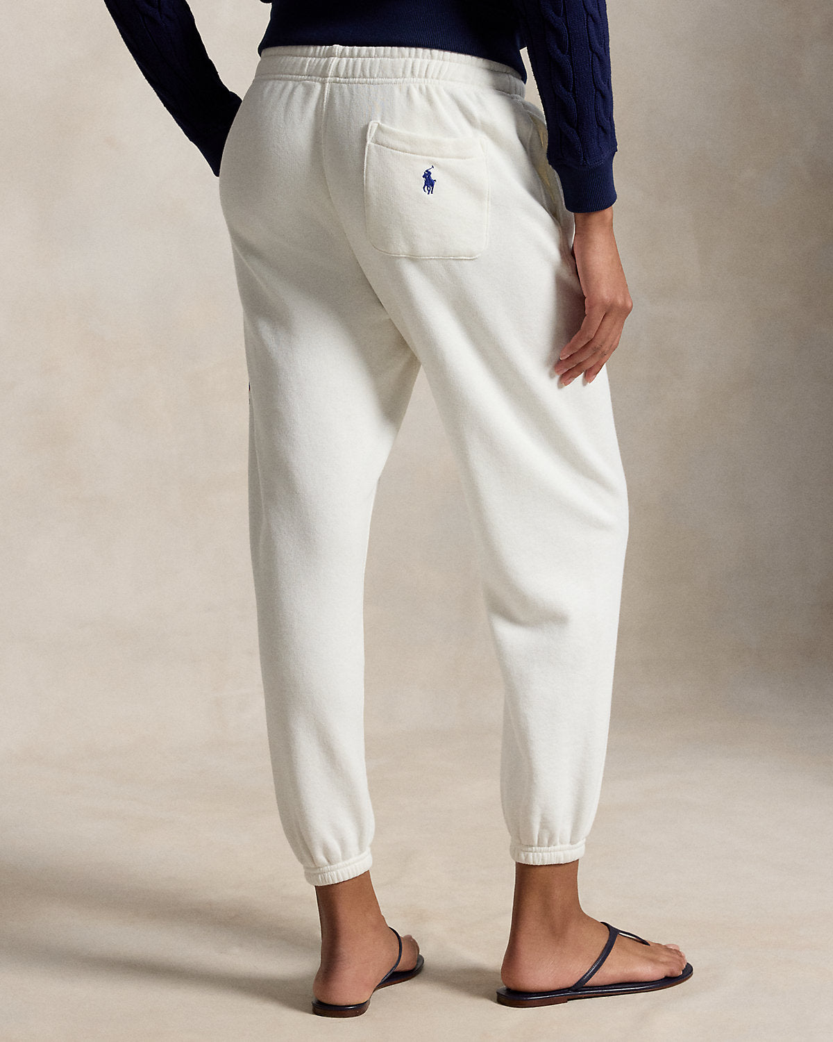 Wave-Logo Lightweight Fleece Sweatpant
