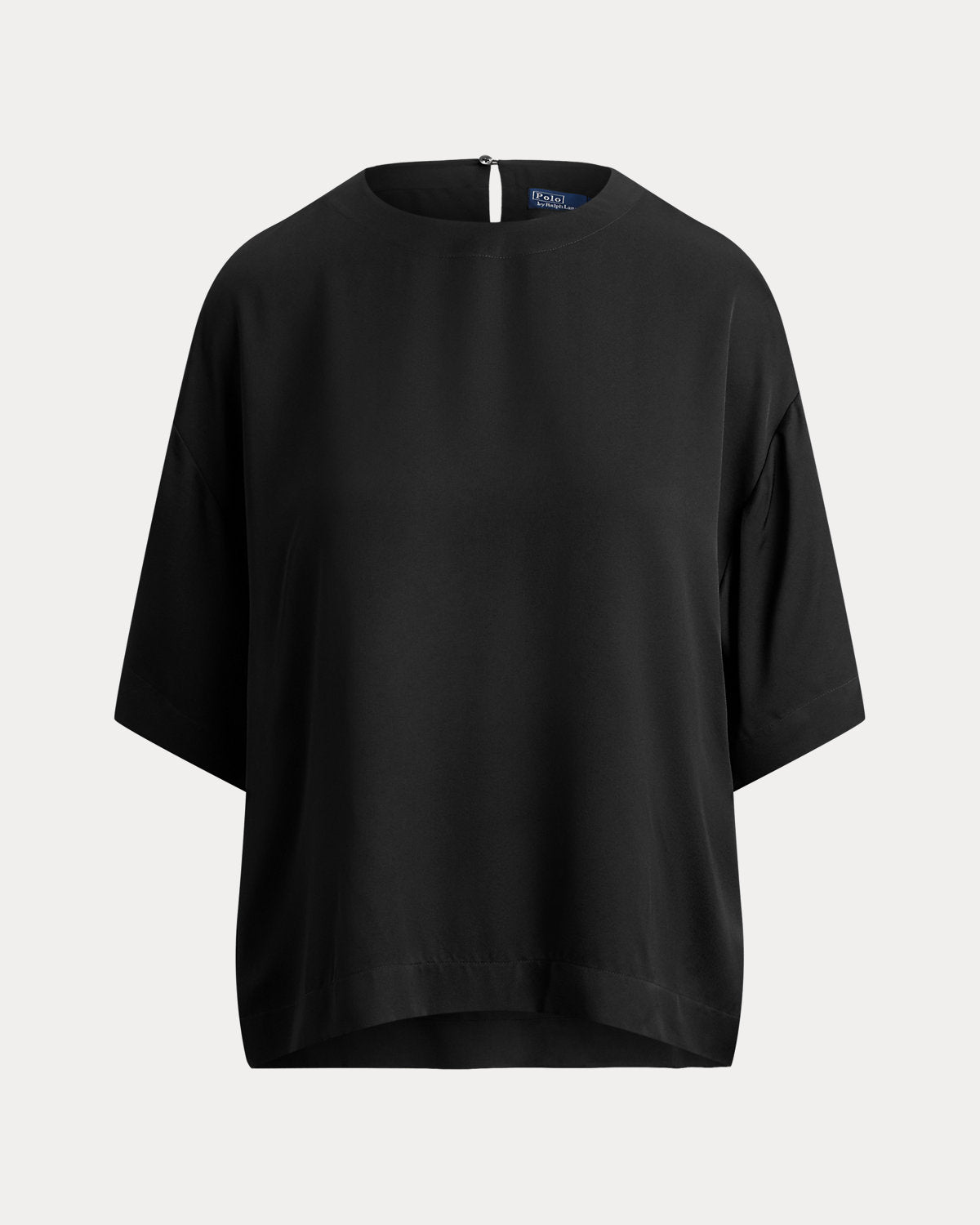 Oversize Satin Long-Sleeve Tee