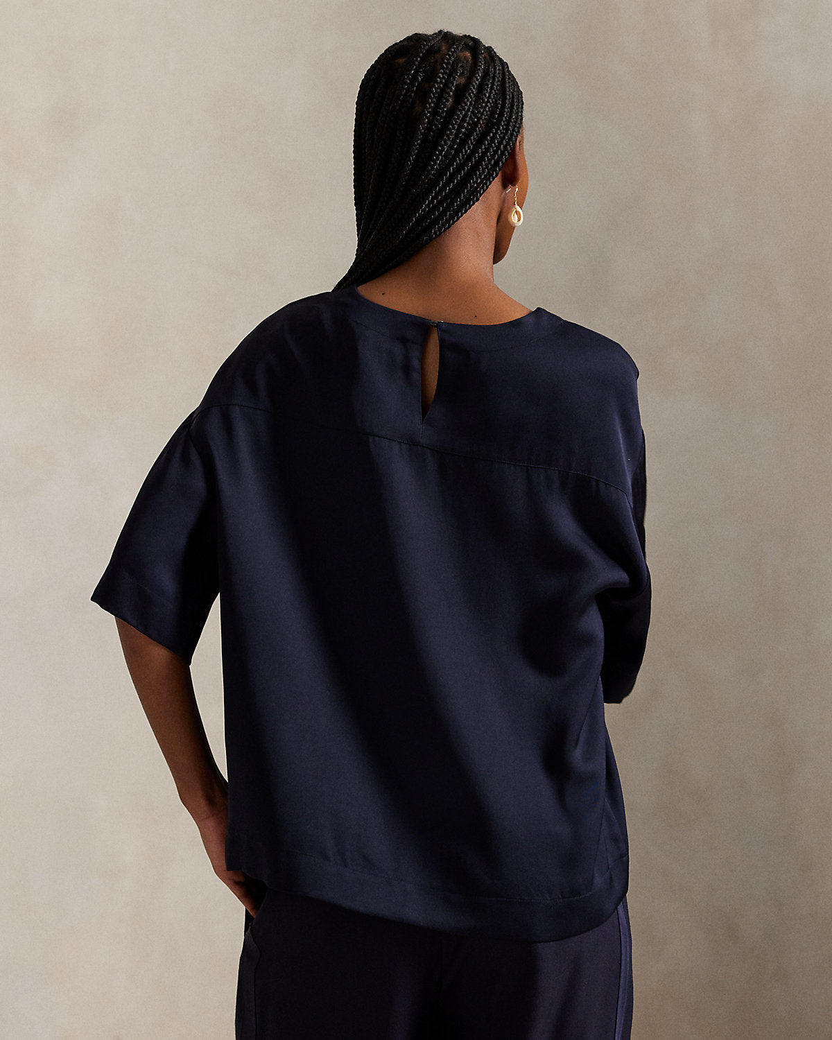Oversize Satin Tee
